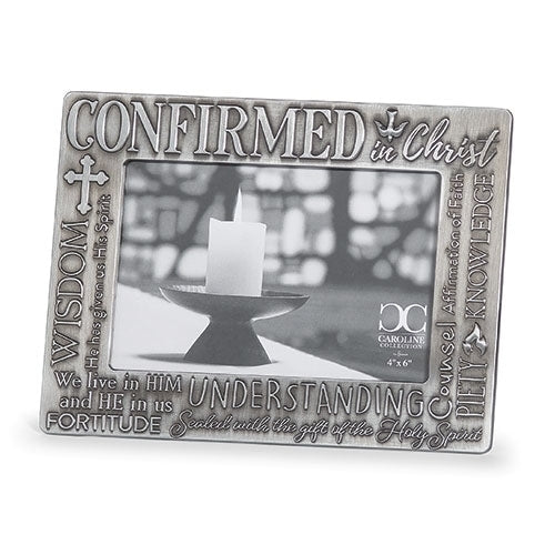 6"H Confirmation Word Frame 4x6 Caroline Collection