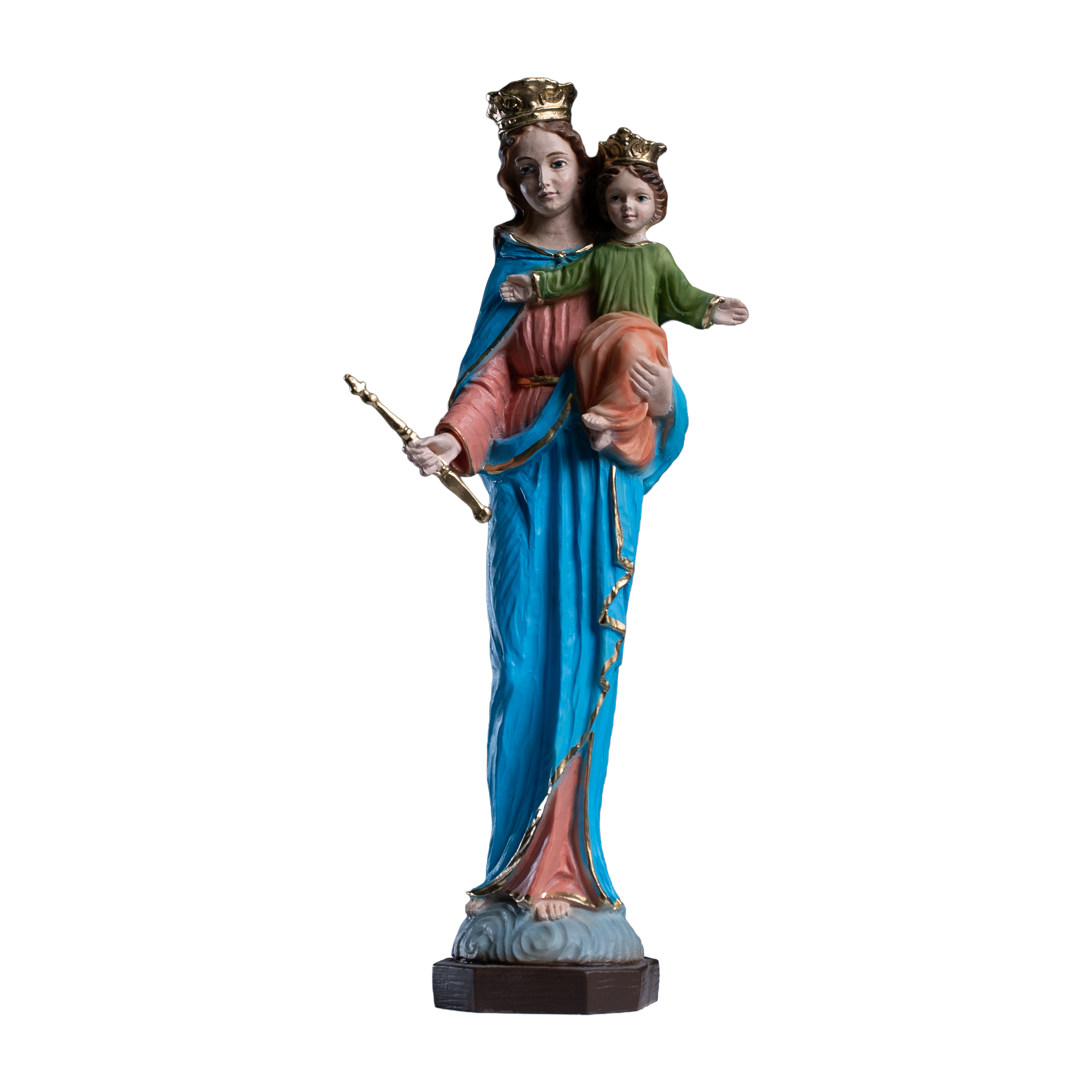 The Faith Gift Shop Mary Help of Christians- Hand Painted in Italy - Our Tuscany Collection -  Maria Auxiliadora