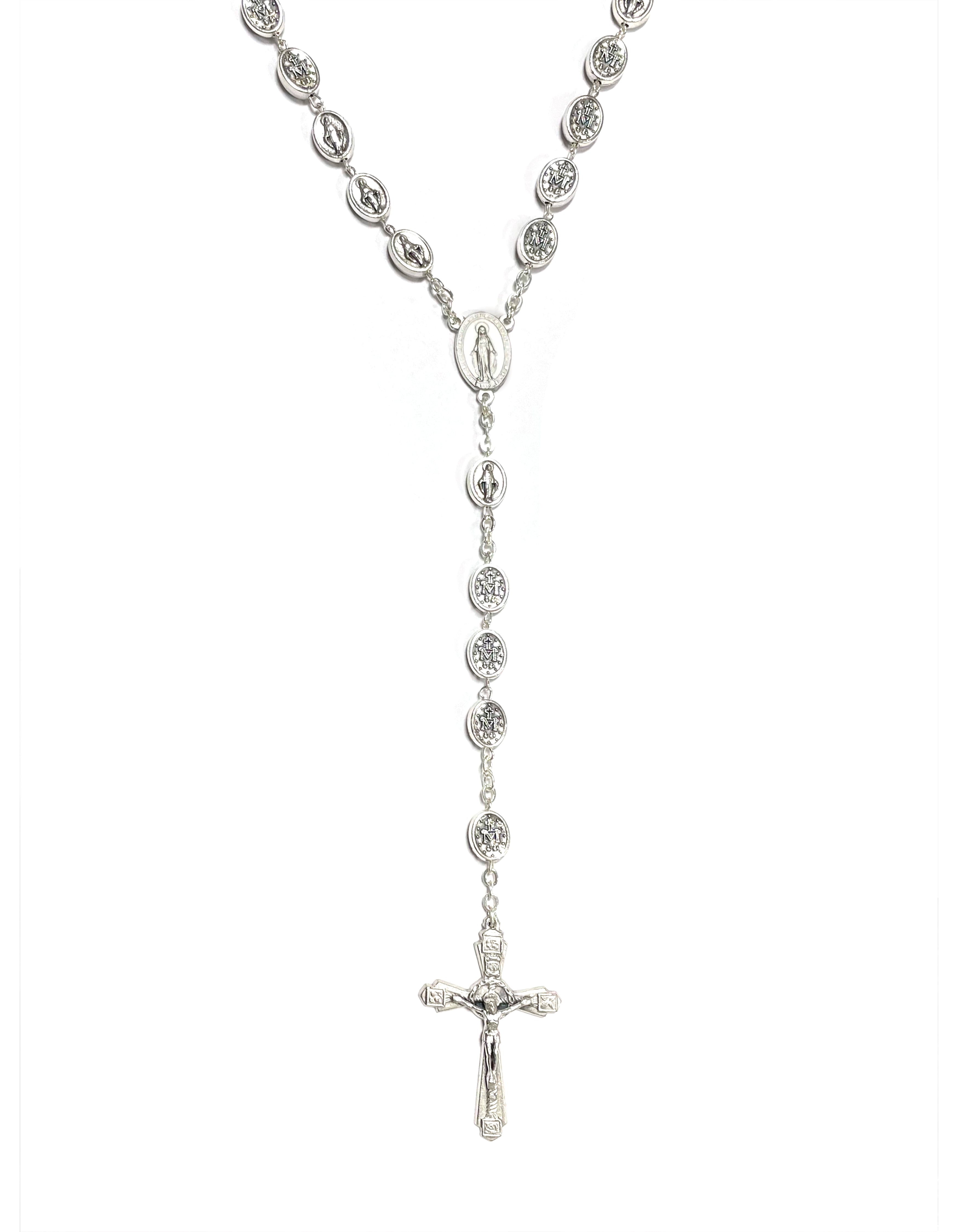 Rosary with Miraculous medals beads