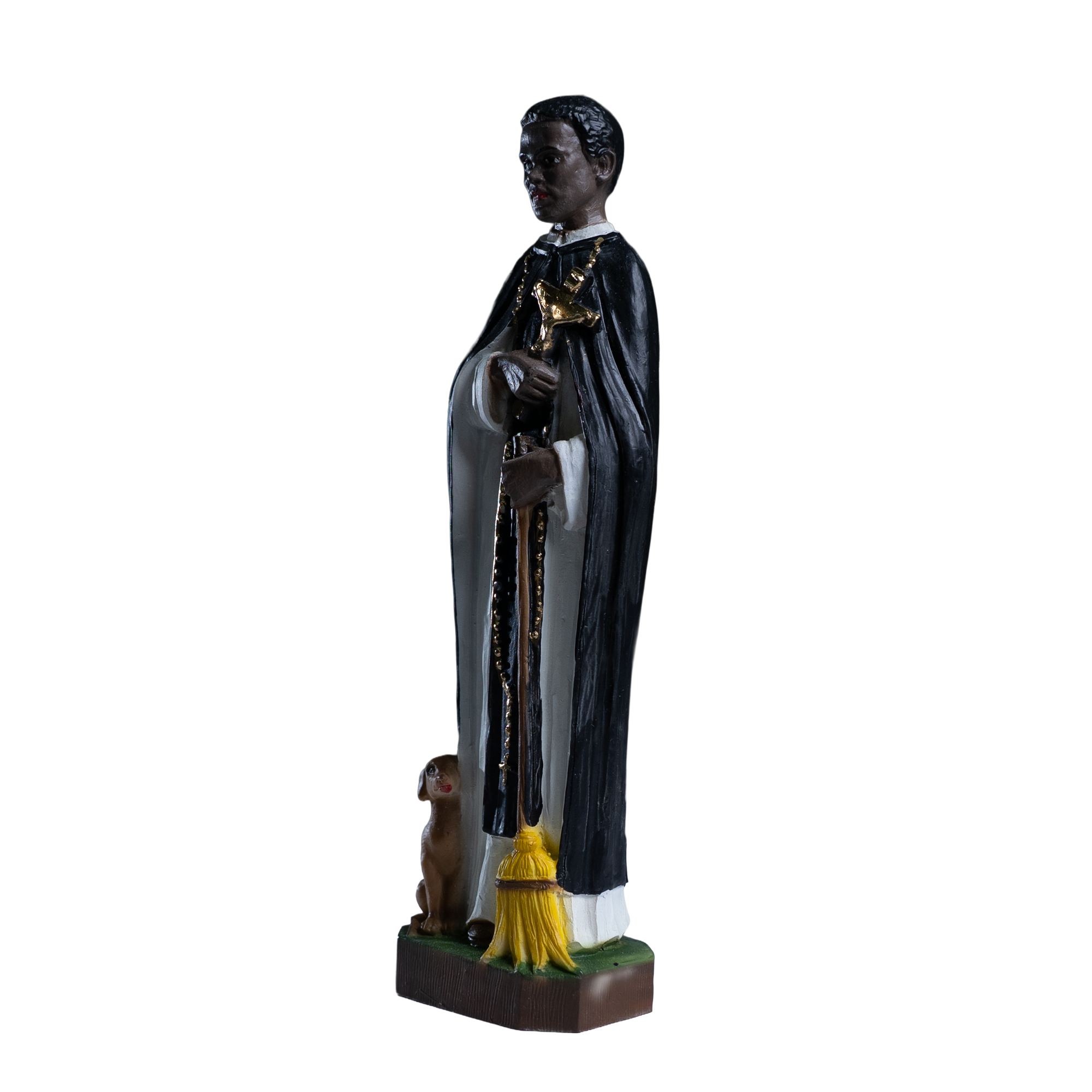 The Faith Gift Shop Saint Martin de Porres statue  - Hand Painted in Italy - Our Tuscany Collection - Estatua de San Martin de Porres