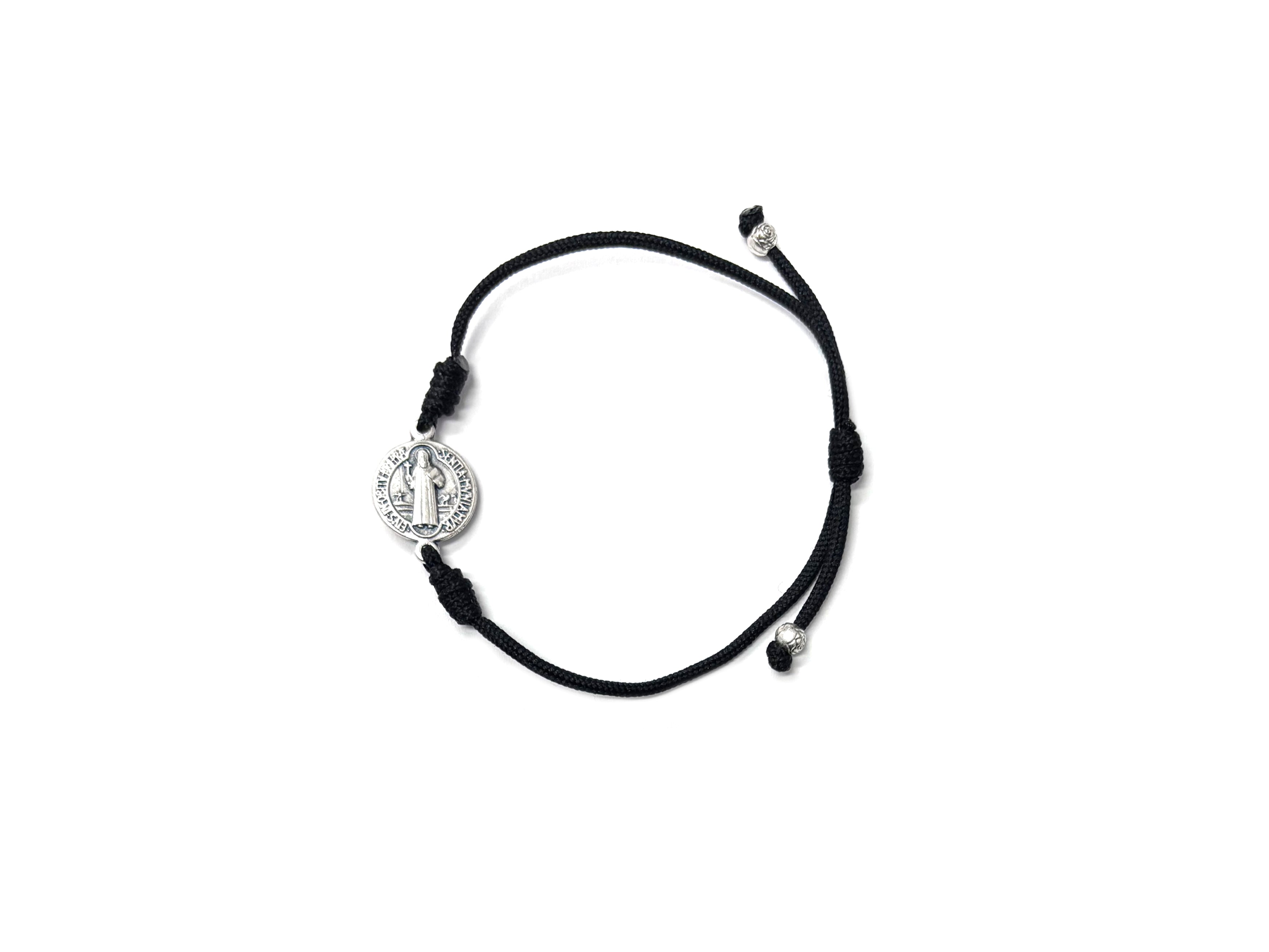 Saint Benedict cord bracelet