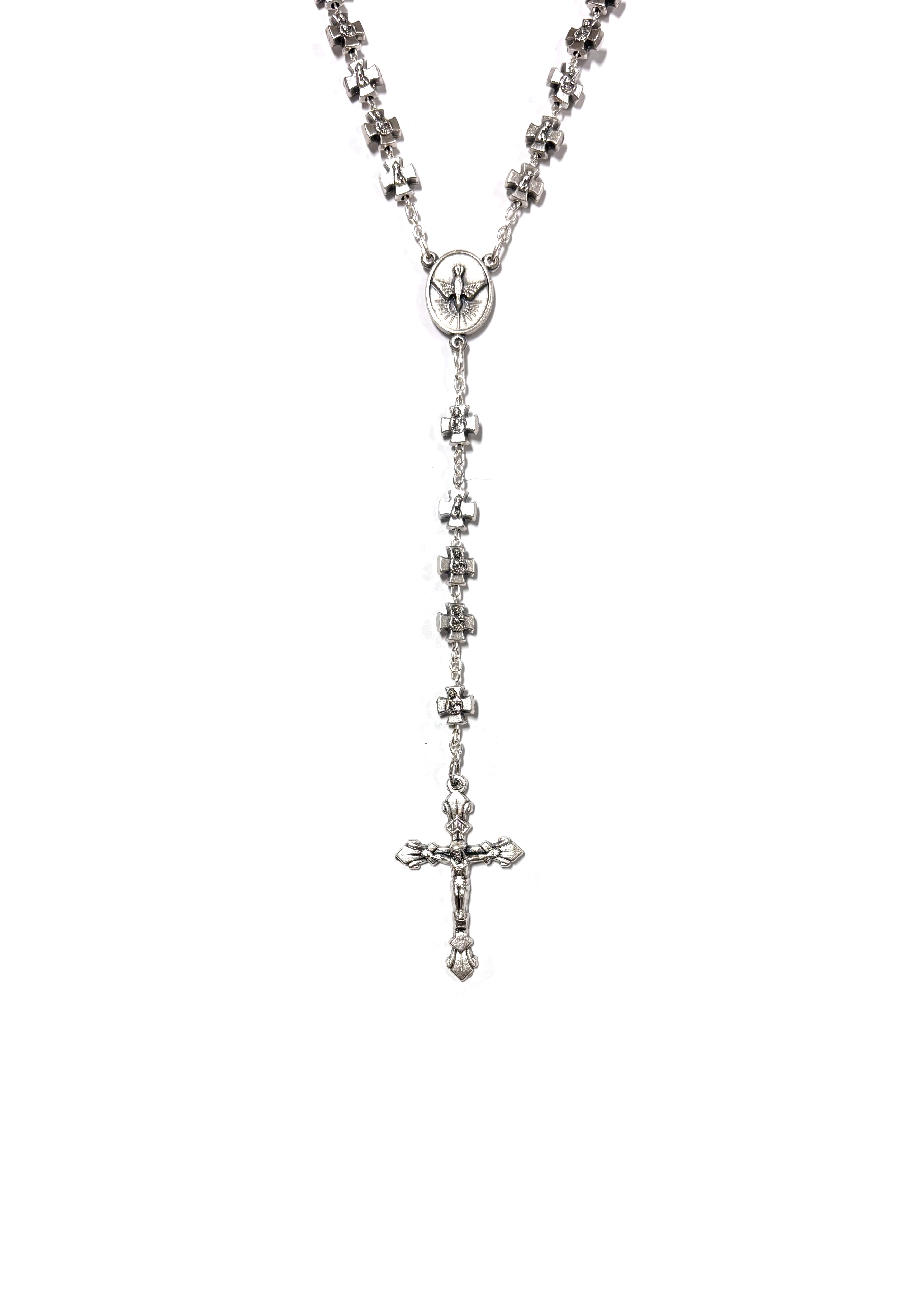 Rosary of Our Lady of Lourdes with cross-shaped beads