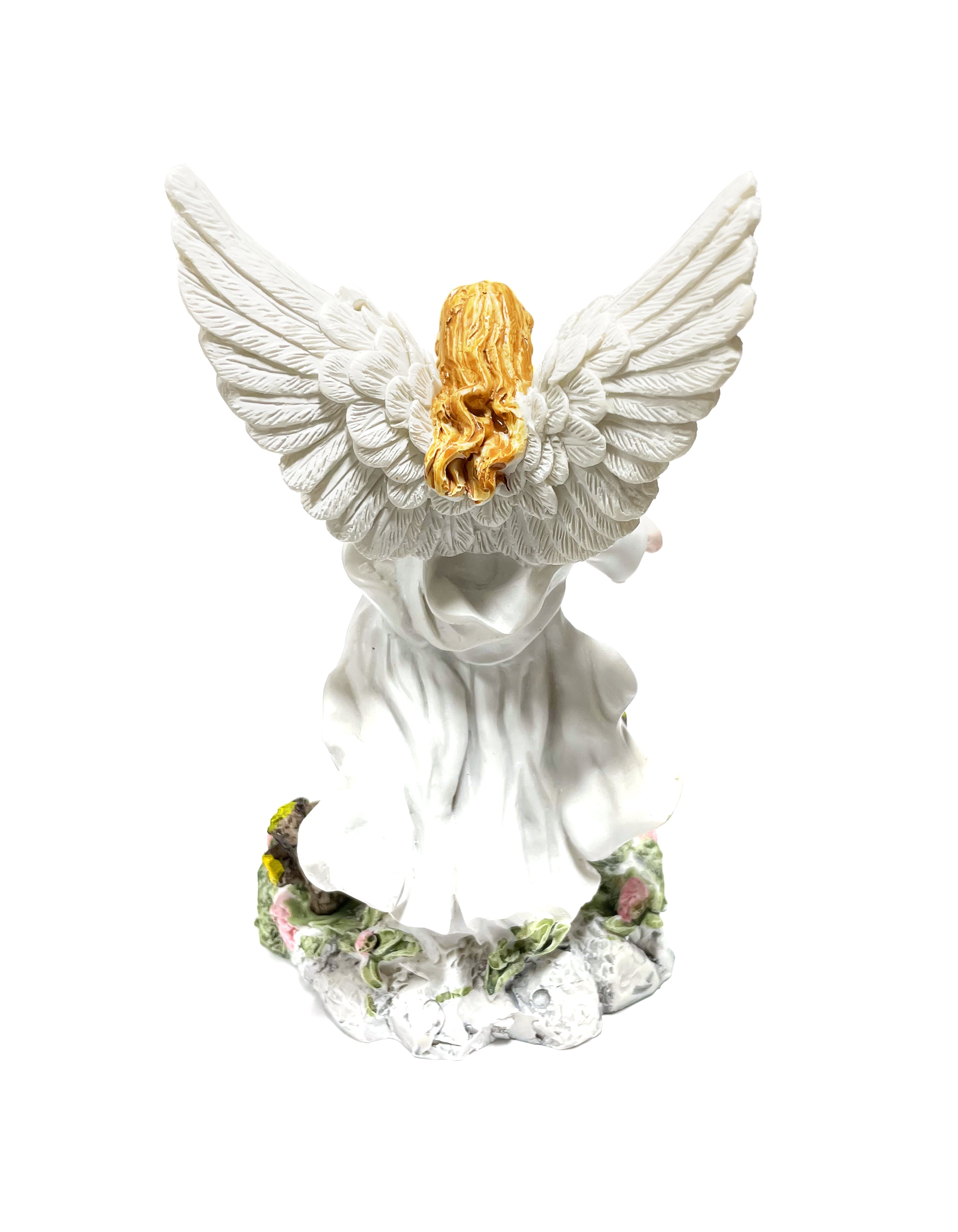 Religious statue of the Guardian Angel 5" height
