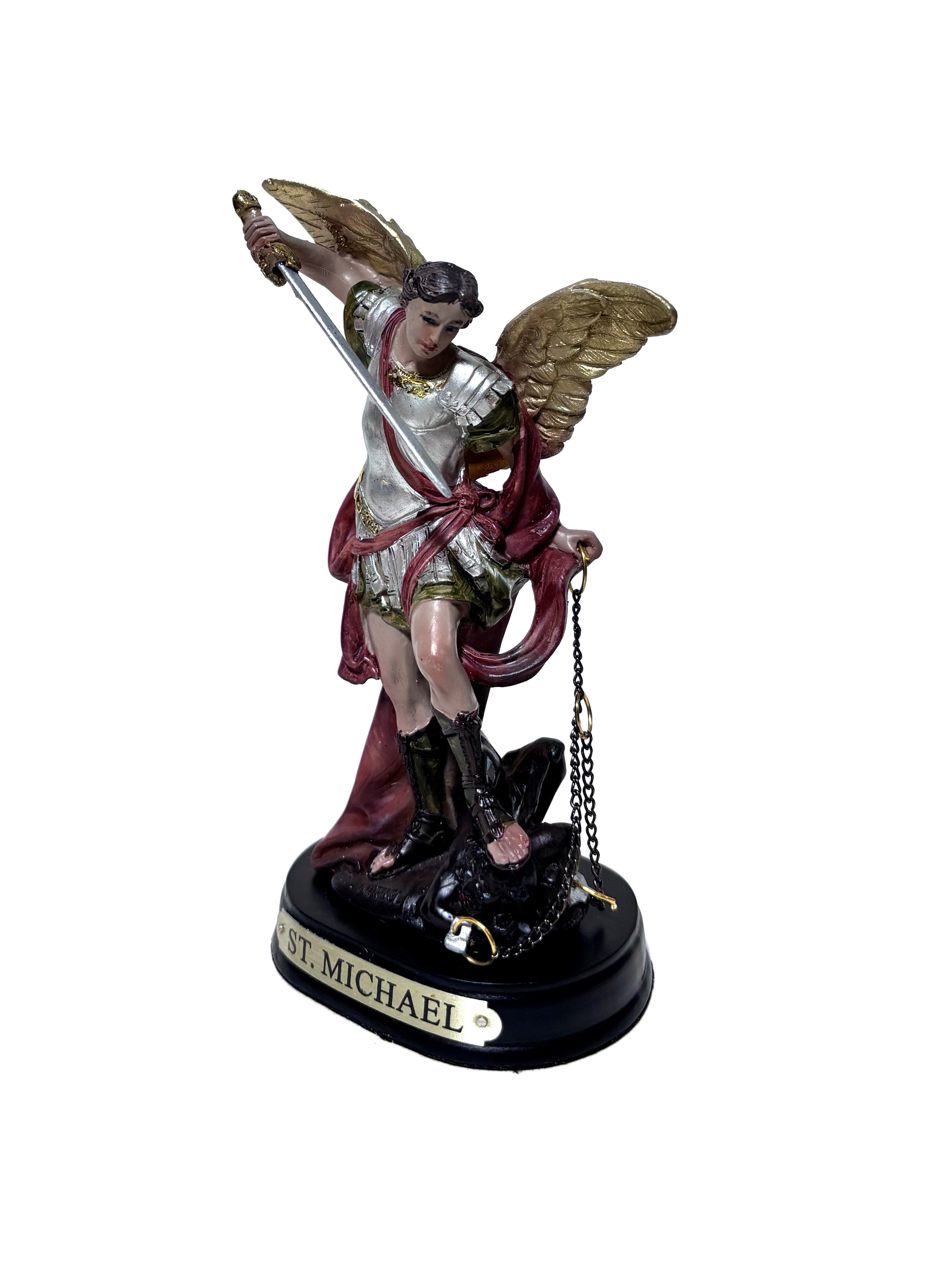 Religious statue of Saint Michael Archangel 5" height