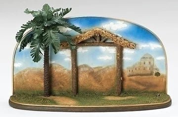 Backdrop for 5" Fontanini Nativity Stable