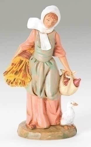 5"  Scale Hannah Farmer Nativity figure /Fontanini