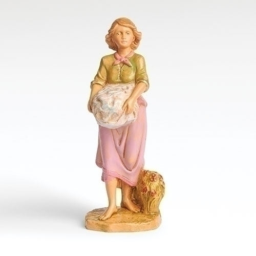 5" Scale Eliana, Girl Villager Nativity Figure/ Fontanini