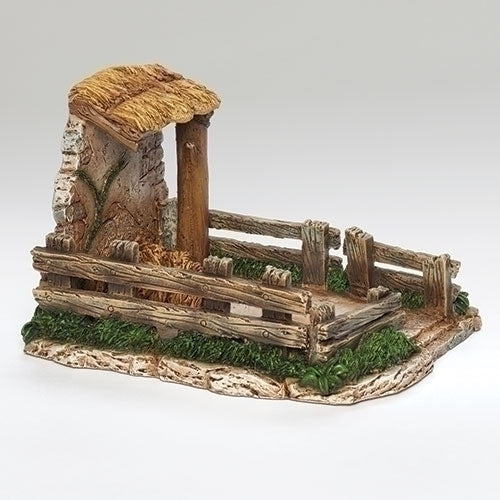 5.5"H Sheep Shelter for 5" scale nativity figures/ Fontanini