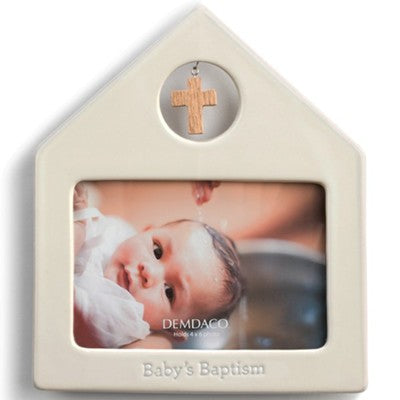 Baby's Baptism Frame - Blue