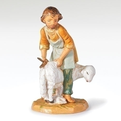 5" Scale Eder, Sheep Shearer Nativity Figure/ Fontanini