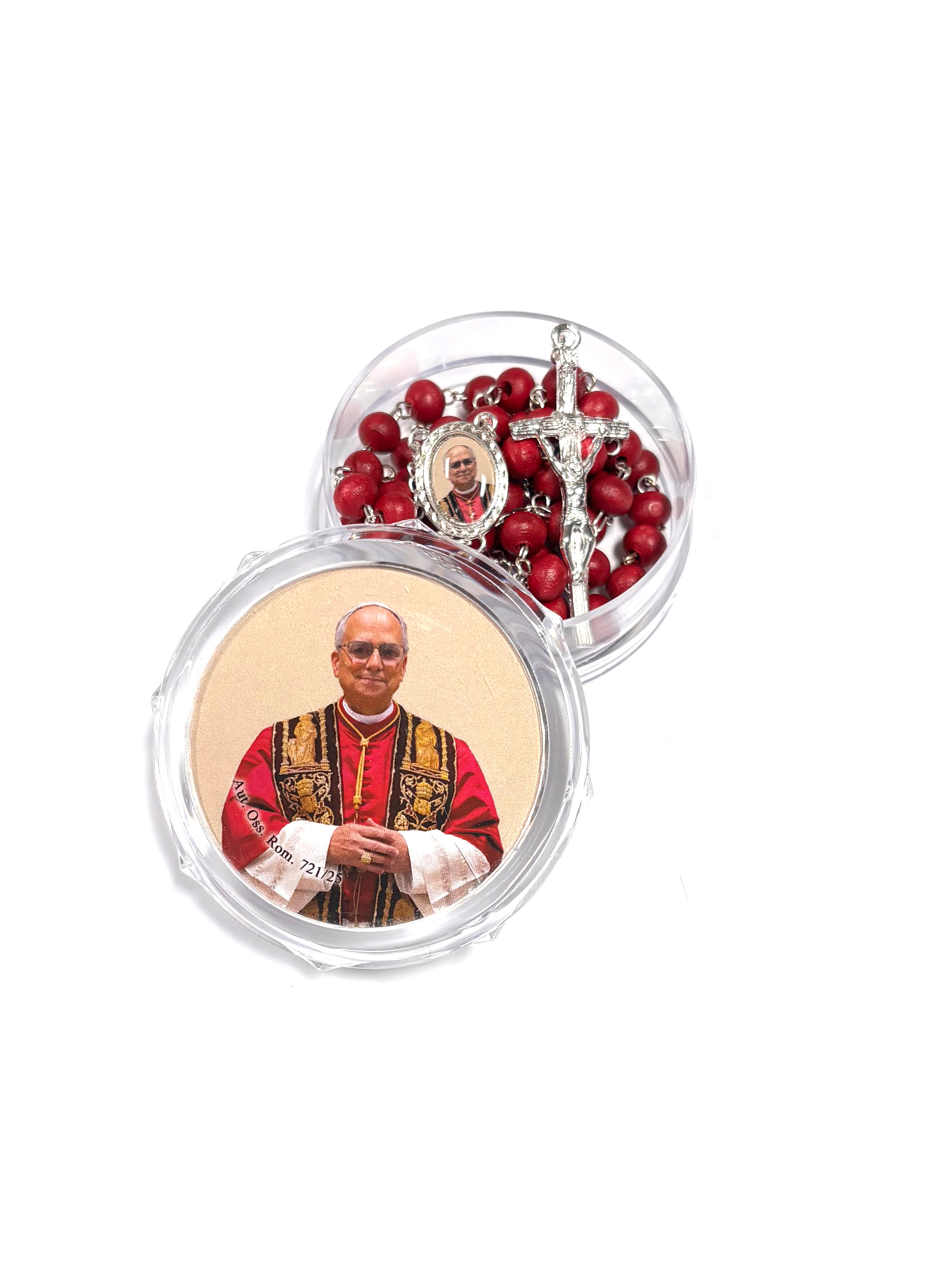 Rose Petal Rosary - Pope Leo XIV from Rome