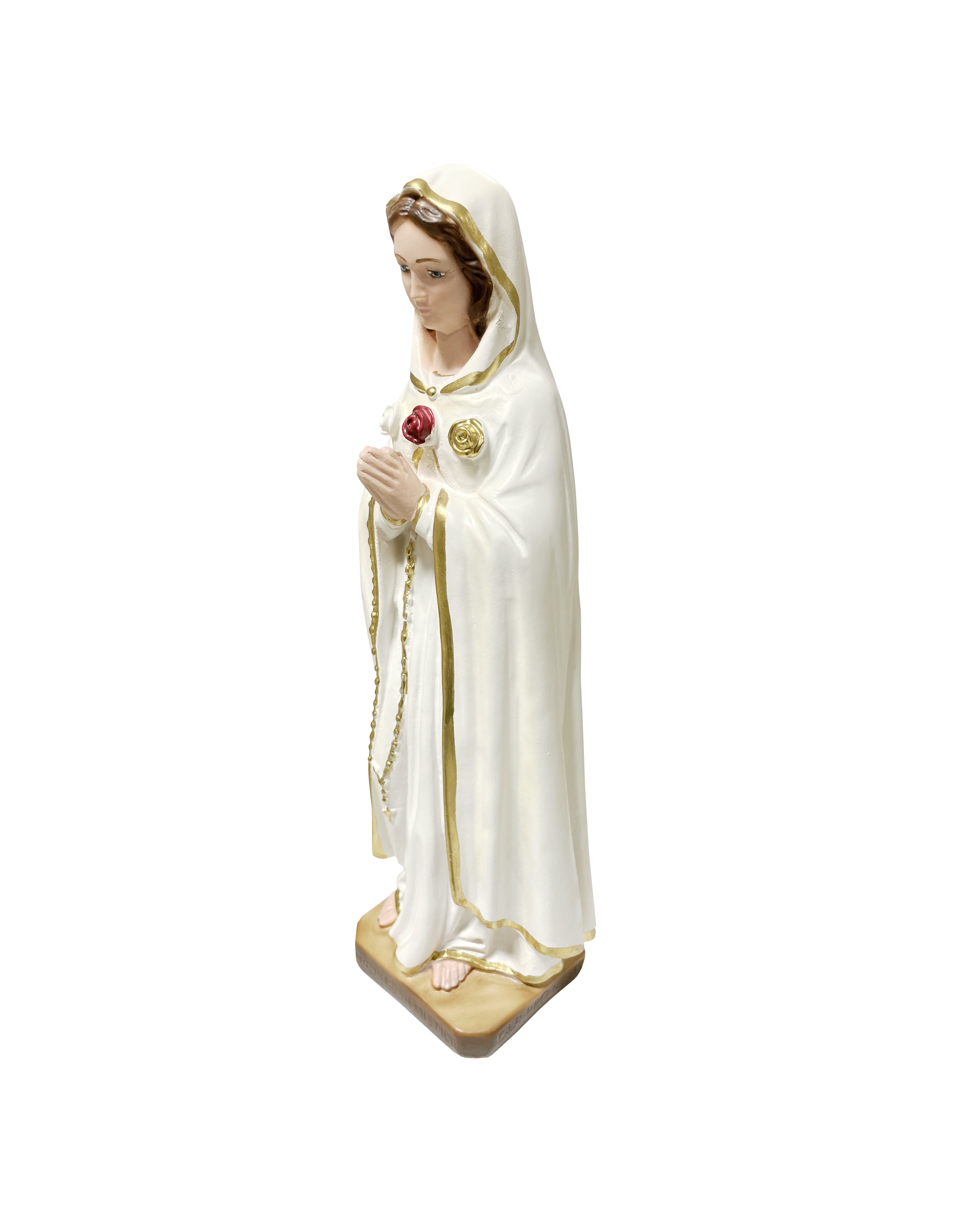 Religious statue of Our Lady of Mystic Rose 12" height