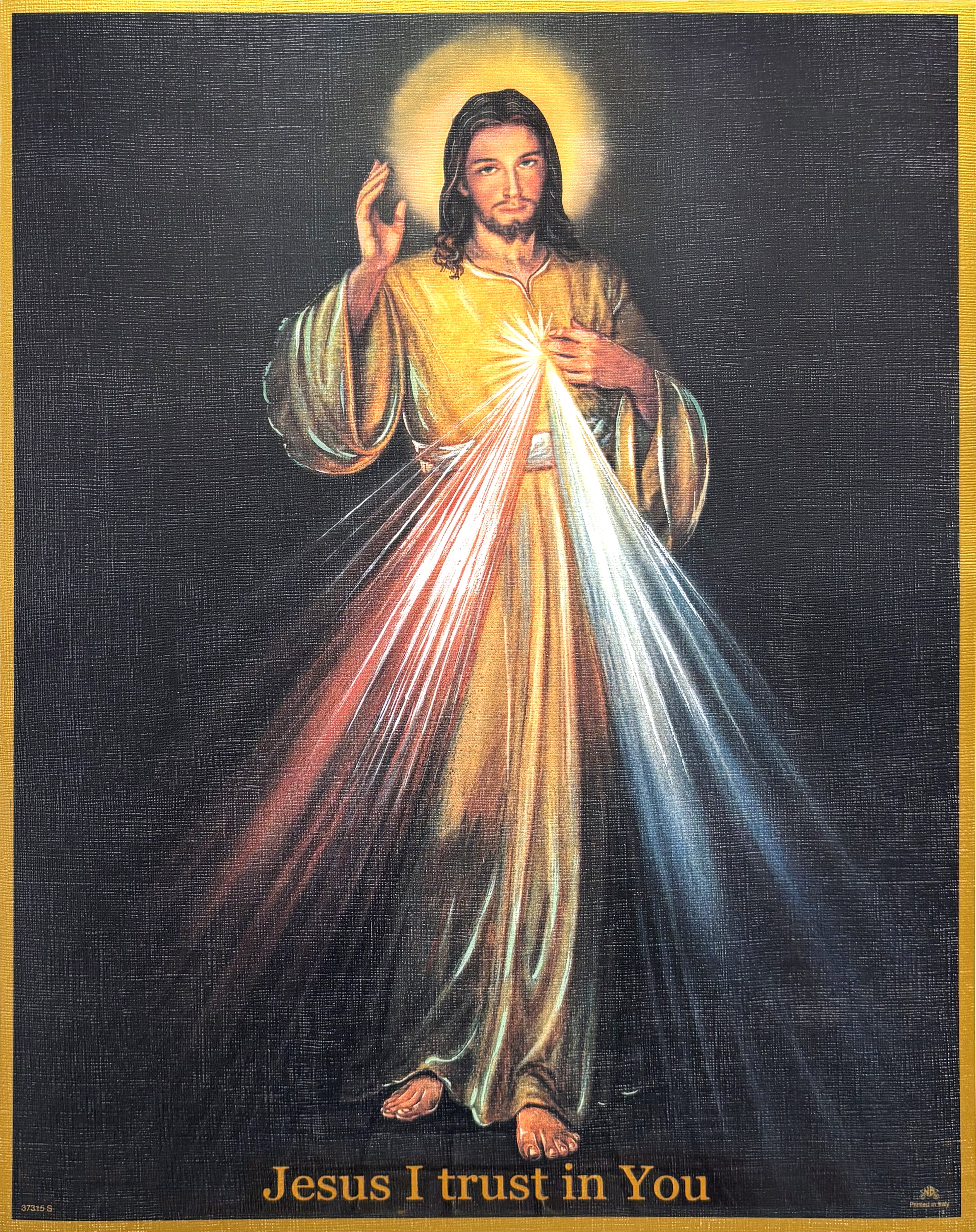 Religious Wall Art, Laminated Print, Unframed, Art Decorative Paper 8" x 10"