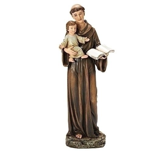 St. Anthony Figure,  Resin and Stone