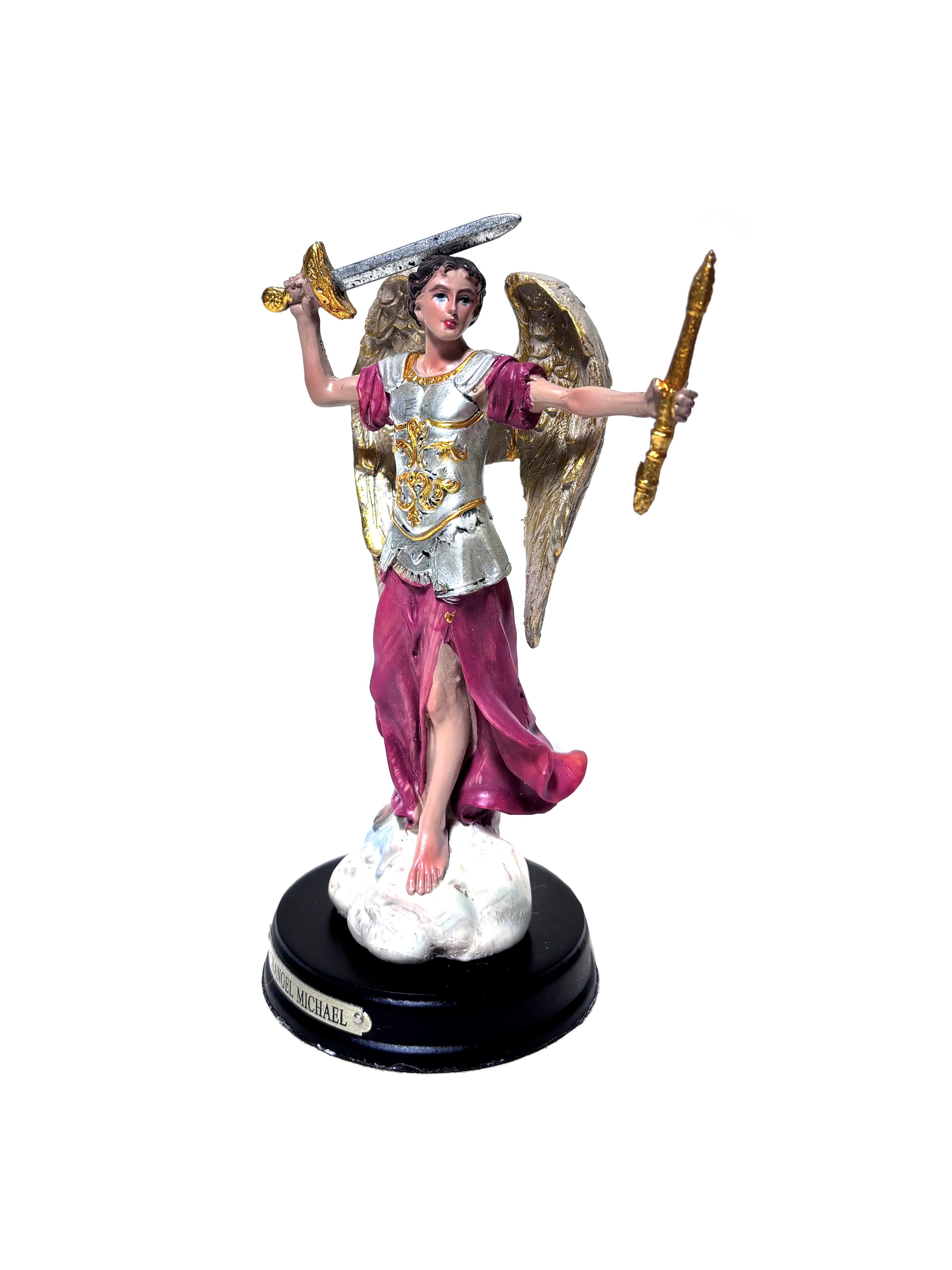 Religious statue of Saint Michael Archangel 5" height