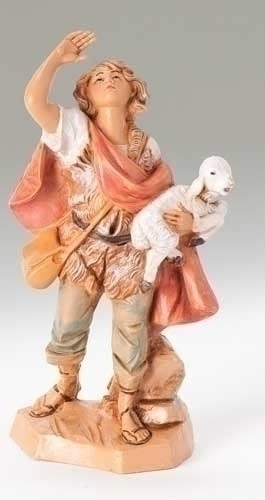 5-inch Fontanini Micah Shepherd nativity figure