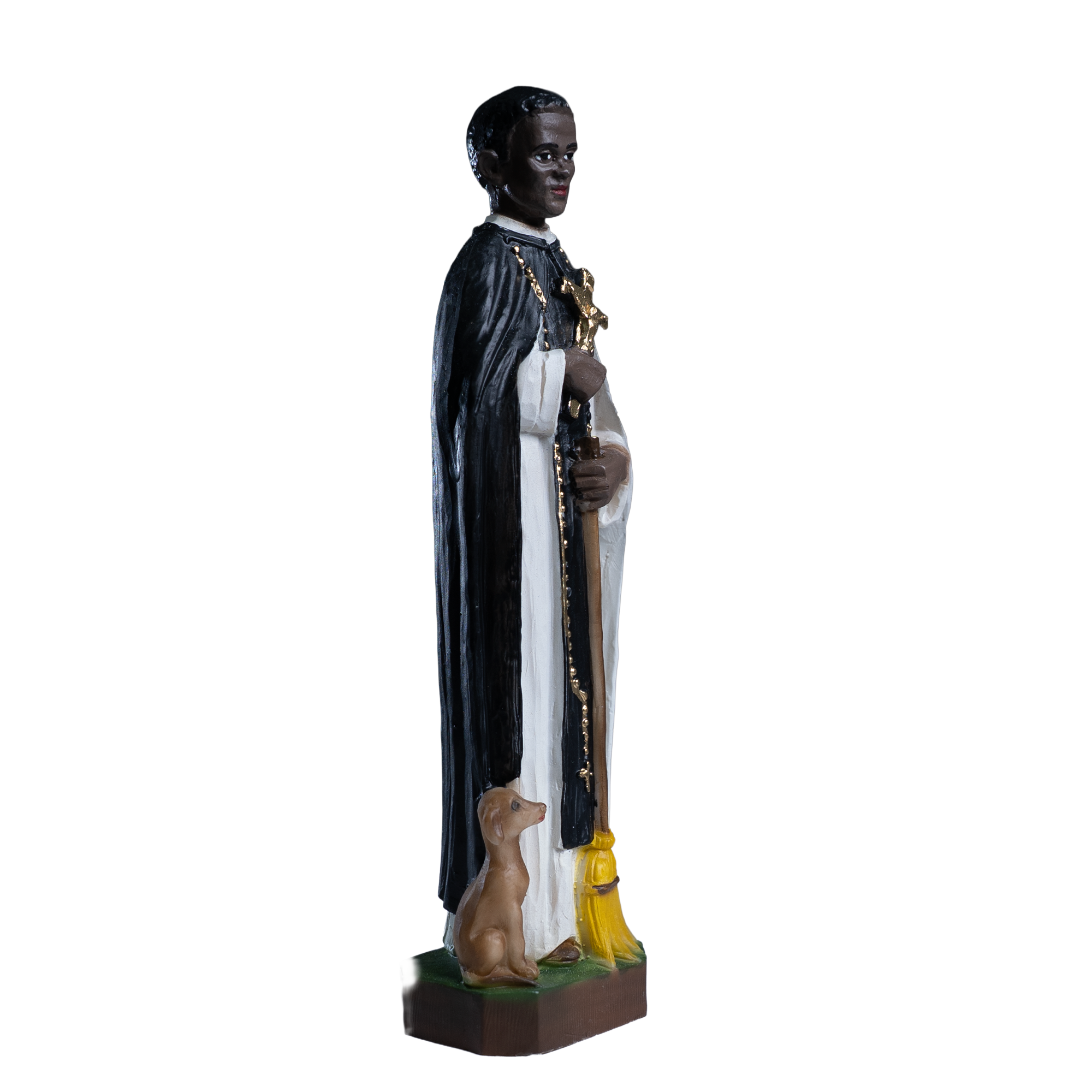 The Faith Gift Shop Saint Martin de Porres statue  - Hand Painted in Italy - Our Tuscany Collection - Estatua de San Martin de Porres