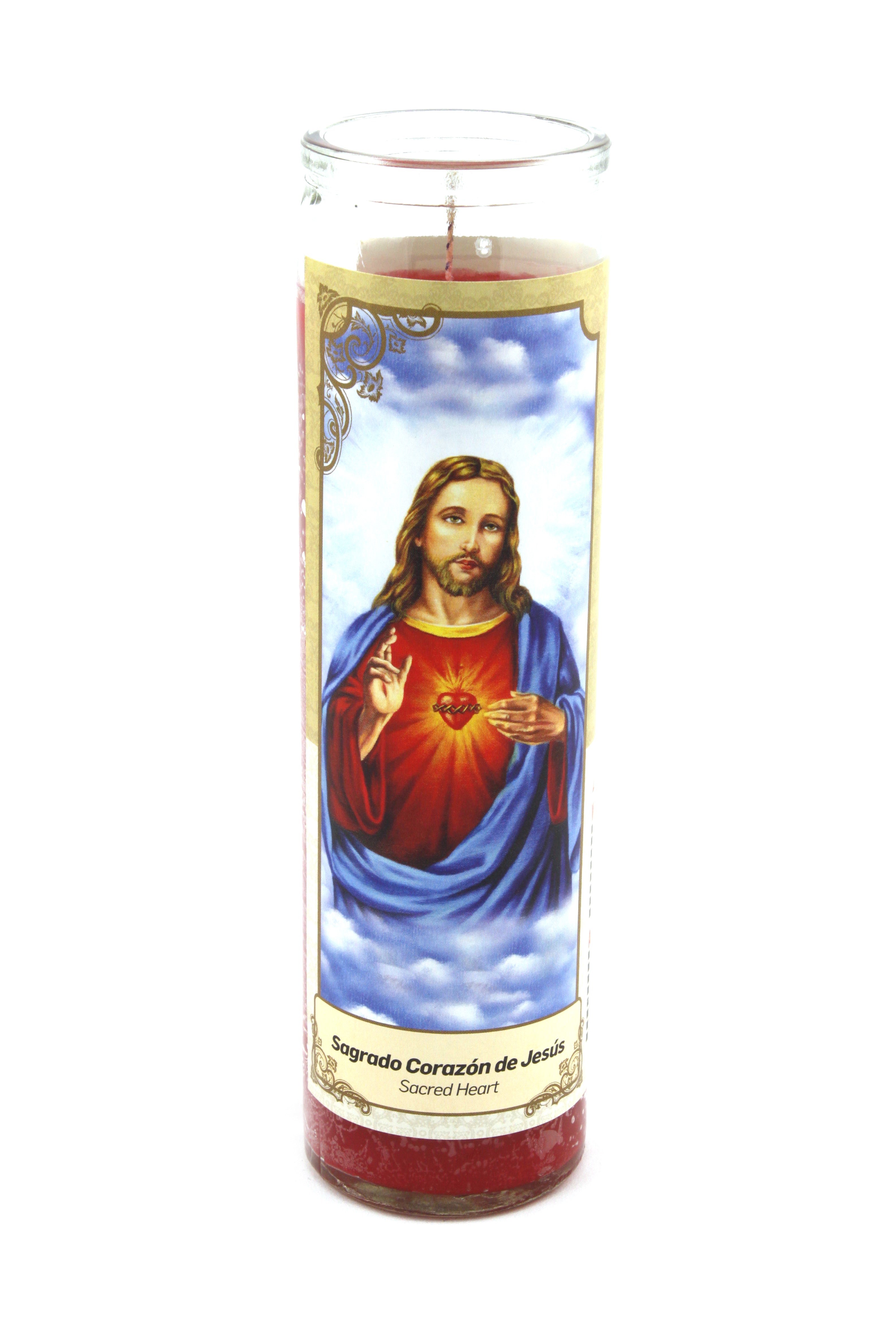 Candles Sacred Heart of Jesus - Sagrado Corazon de Jesus