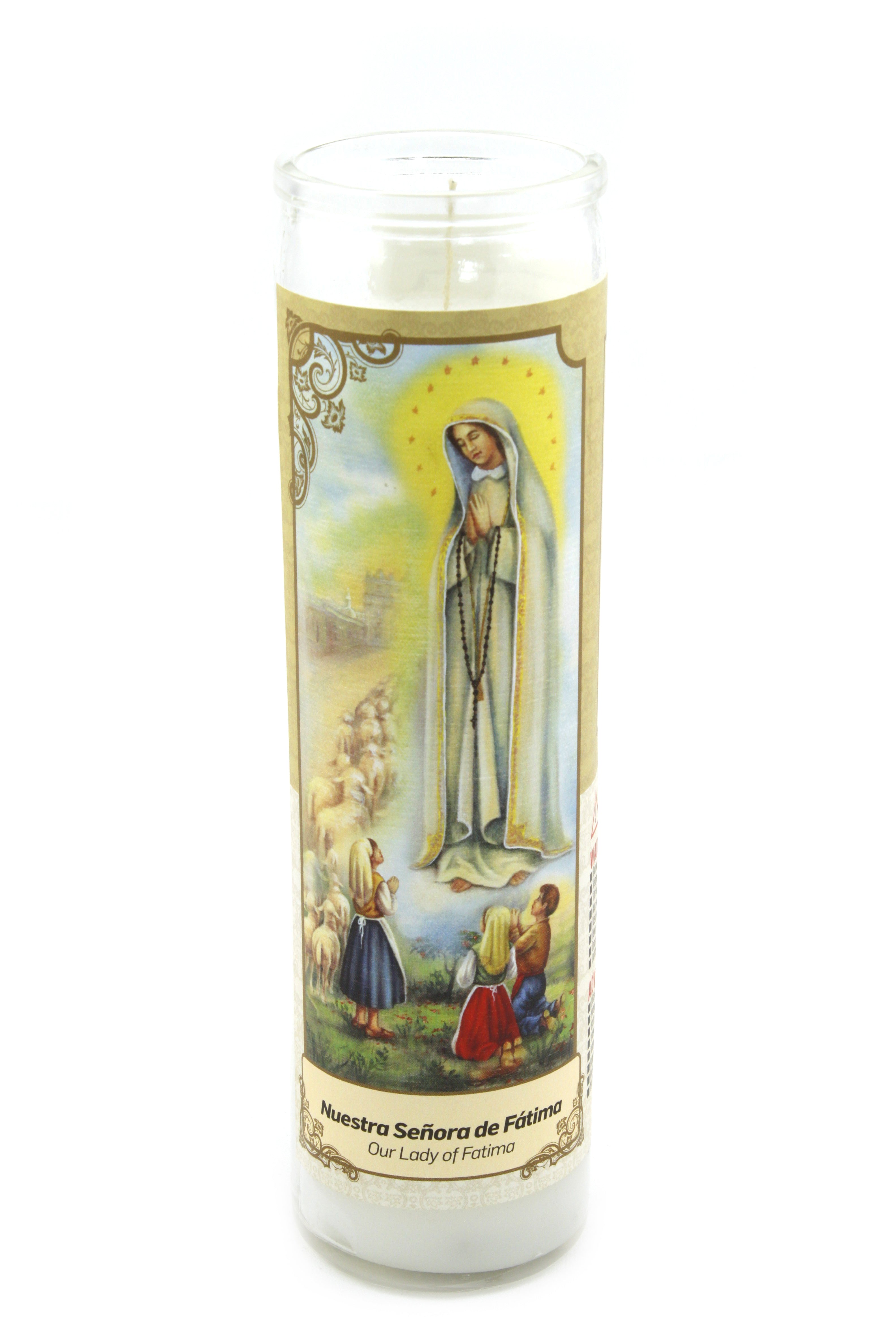 Candles of Our Lady of Fatima- Velones Virgen de Fatima