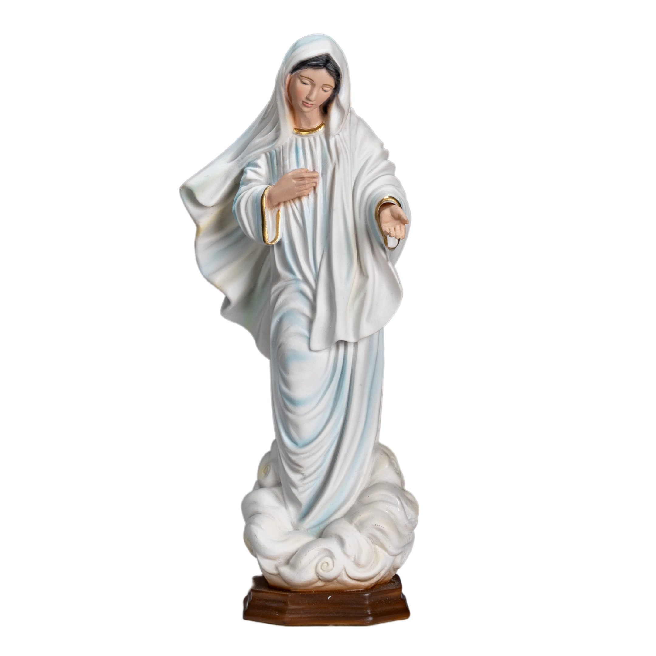 The Faith Gift Shop Our Lady  of Medjugorje Queen of Peace- Hand Painted in Italy - Our Tuscany Collection -