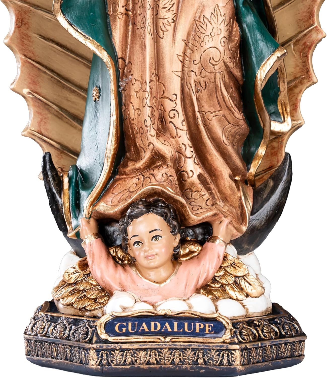 6.5" Our Lady Of Guadalupe Roses