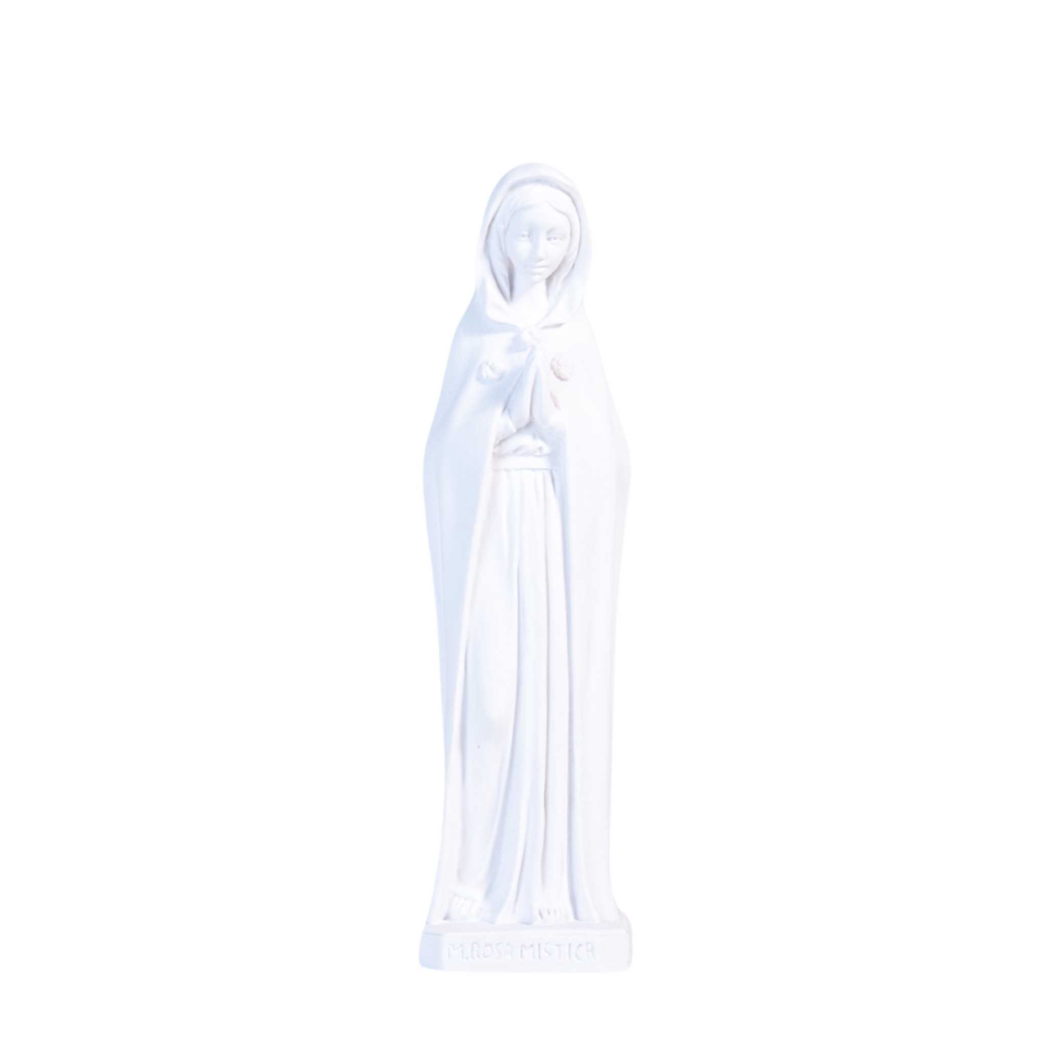 The Faith Gift Shop  Mystic Rose Virgin Mary all White Statue- Made in Italy - Our Tuscany Collection -   Maria Rosa Mistica Blanca