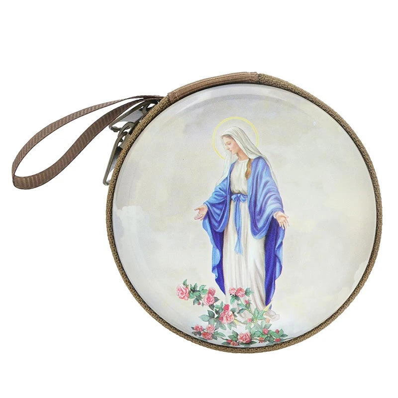 Round Rosary Case