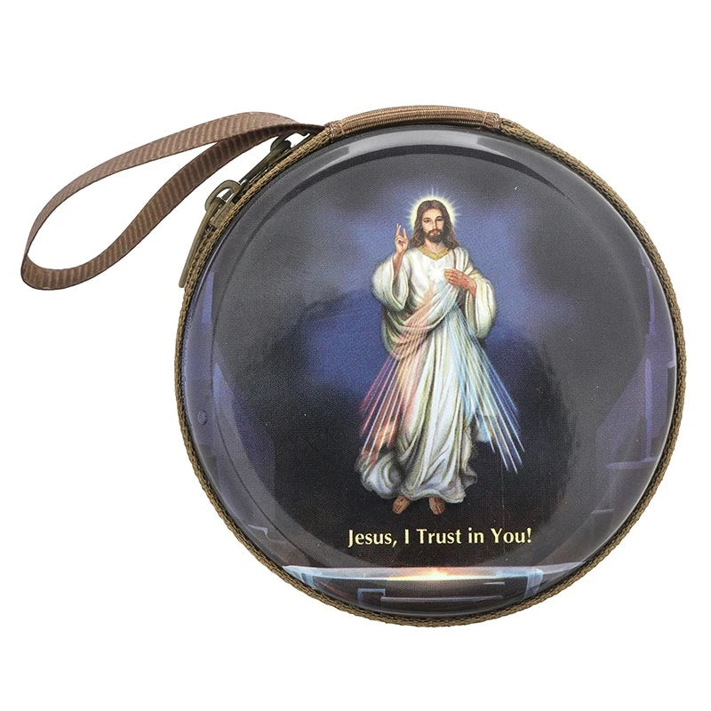 Round Rosary Case