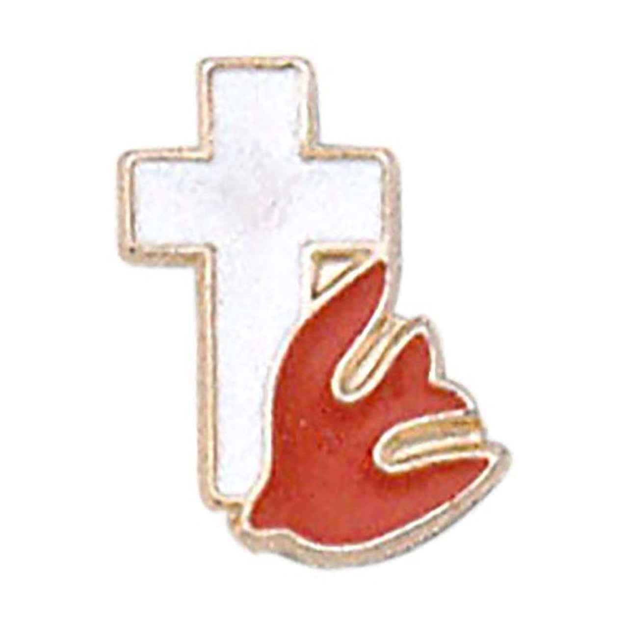 Holy Spirit Cross Lapel Pin