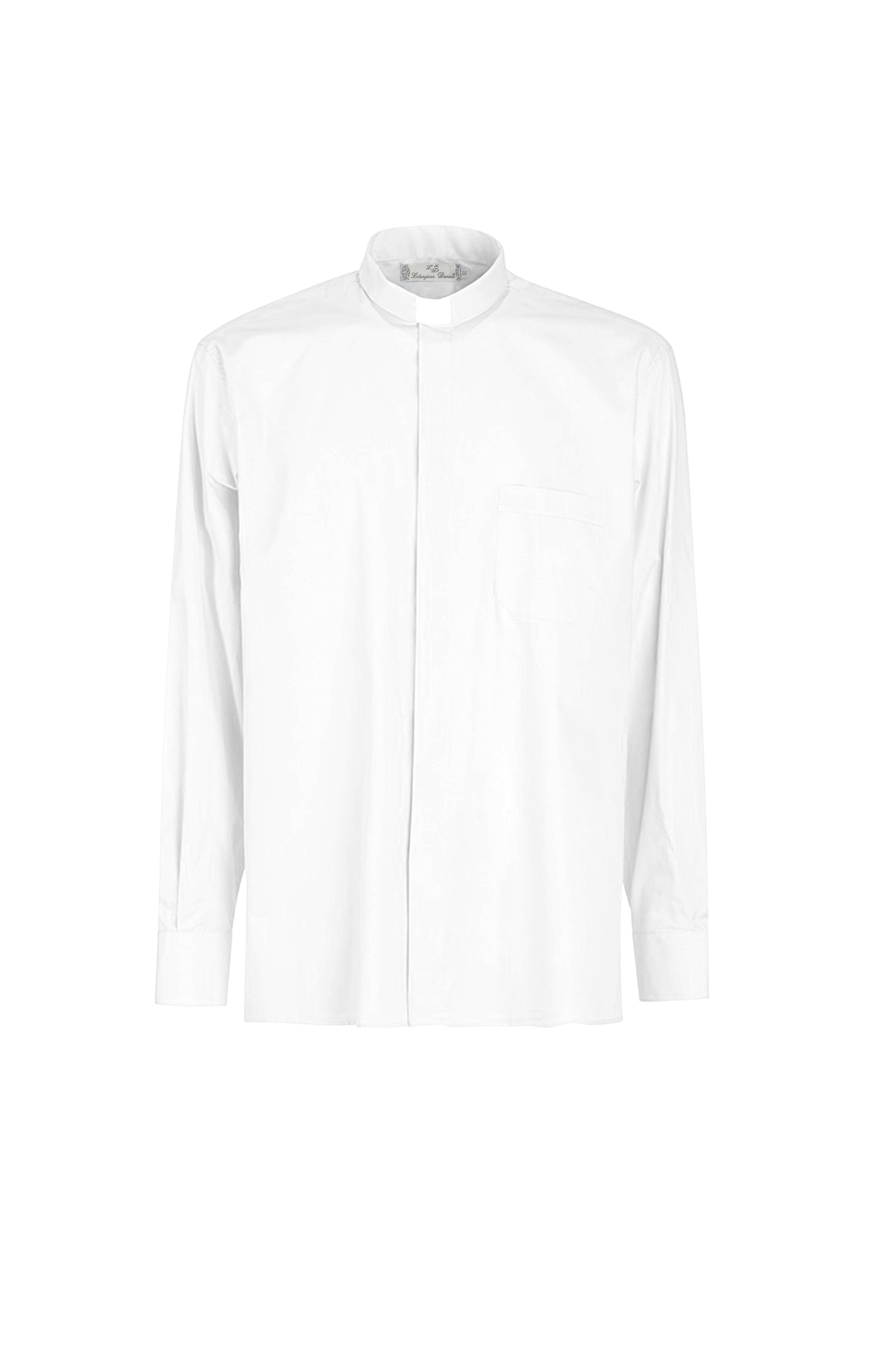 Priests & Clergy Shirts - Short & Long sleeve / Camisas de Sacerdote Manga Corta y Larga - Cuello clergyman