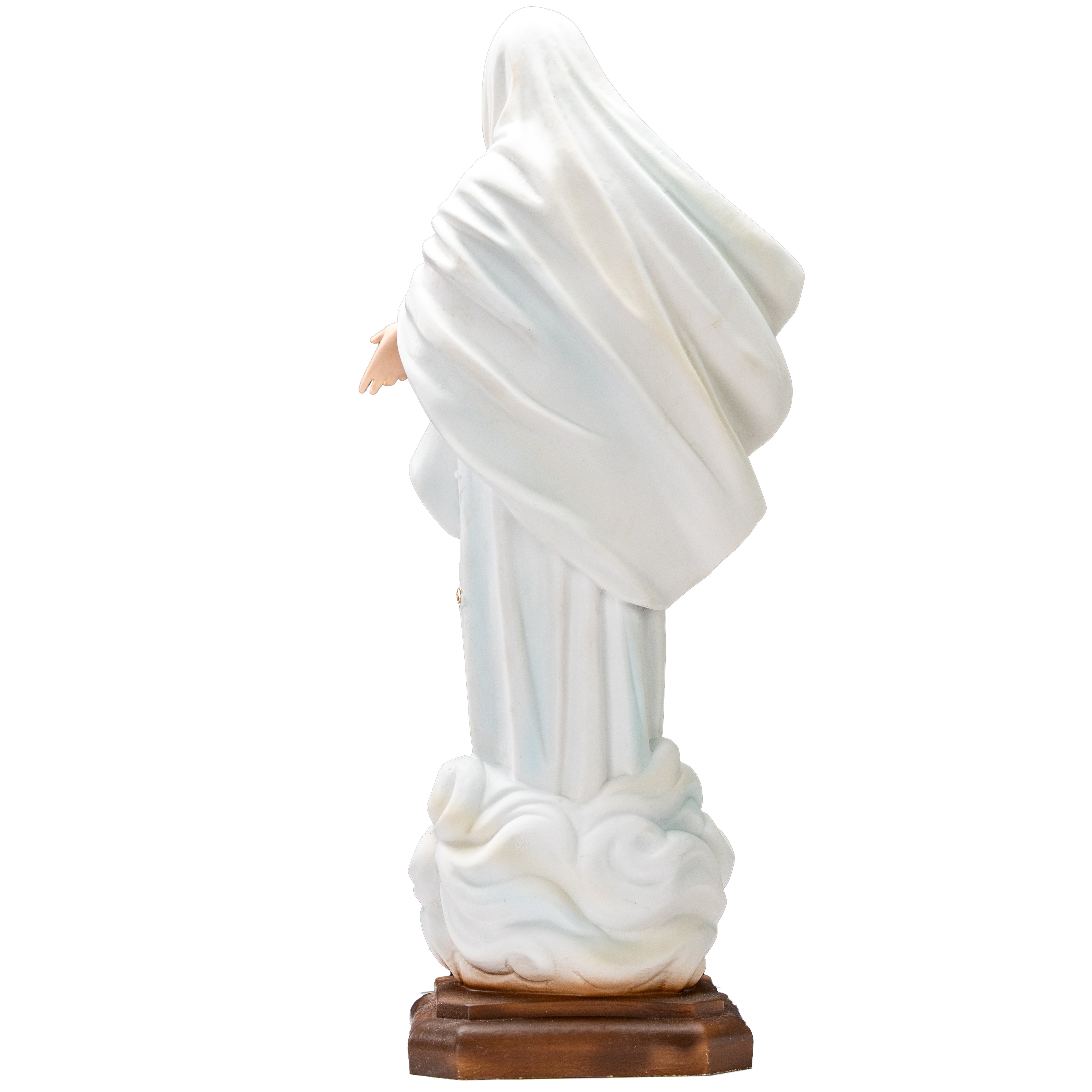 Our Lady of Medjugorje All White 31" - Made in Italy - Our Tuscany Collection -  Virgen de Medjugorje Blanca