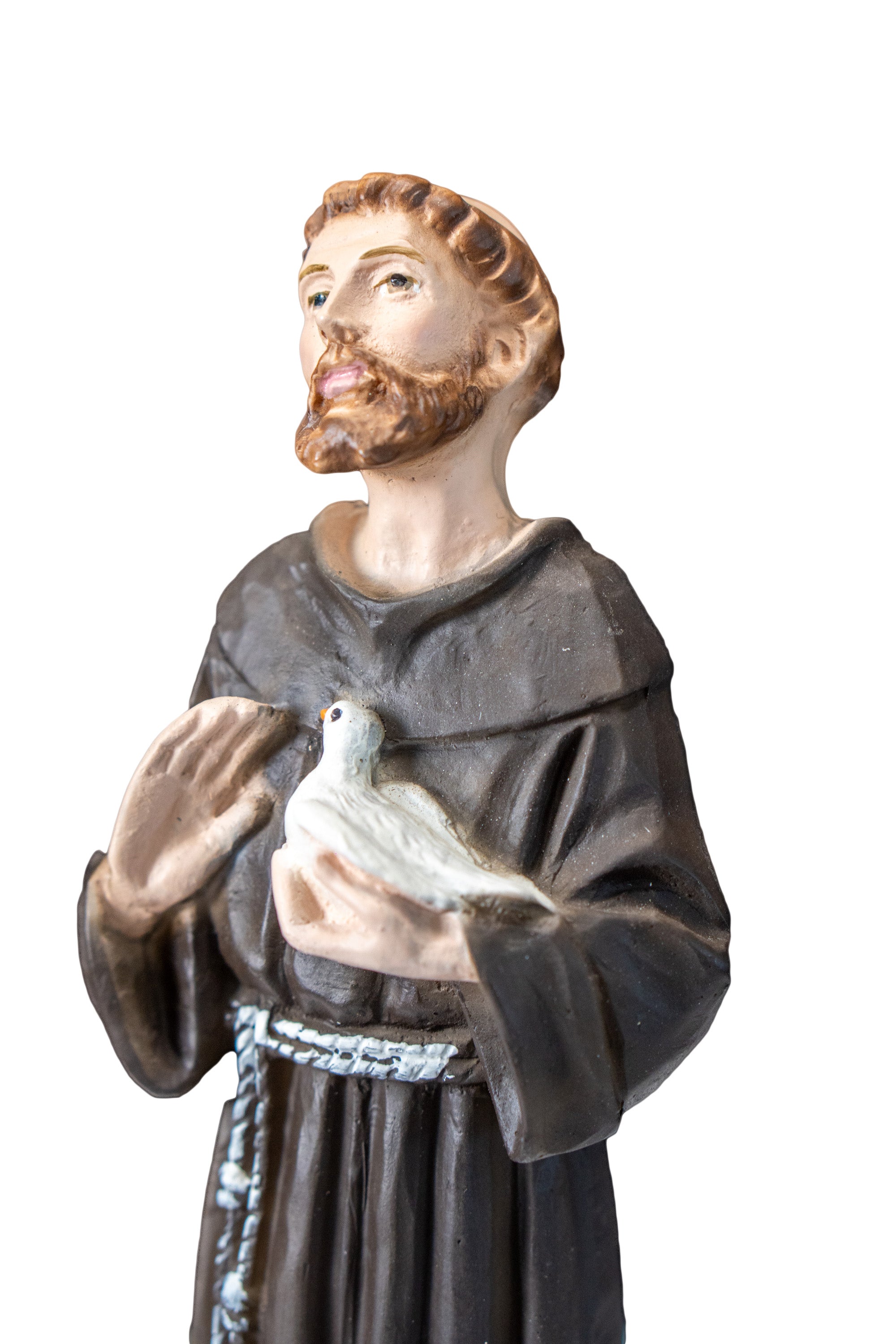 The Faith Gift Shop Saint Francis of Assisi statue - Hand Painted in Italy - Our Tuscany Collection - Estatua de San Francisco de Asis