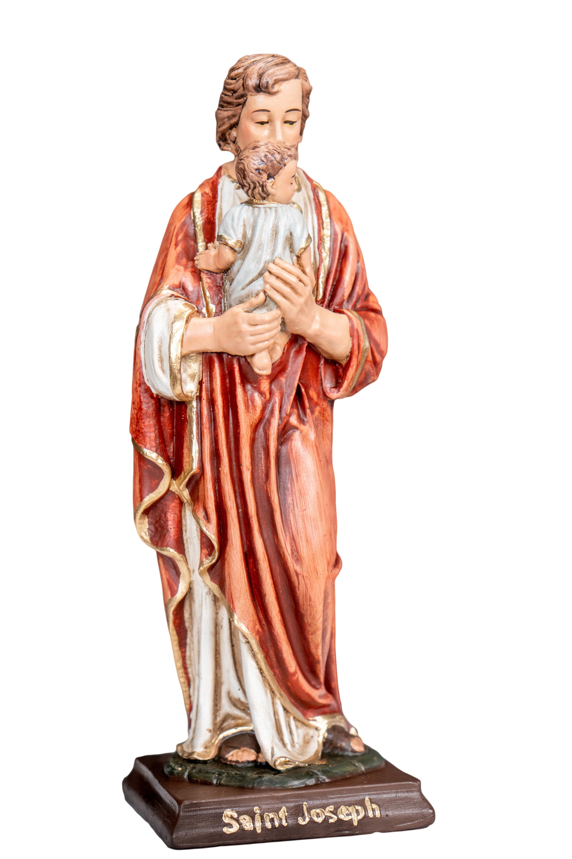 Saint Joseph kissing Baby Jesus