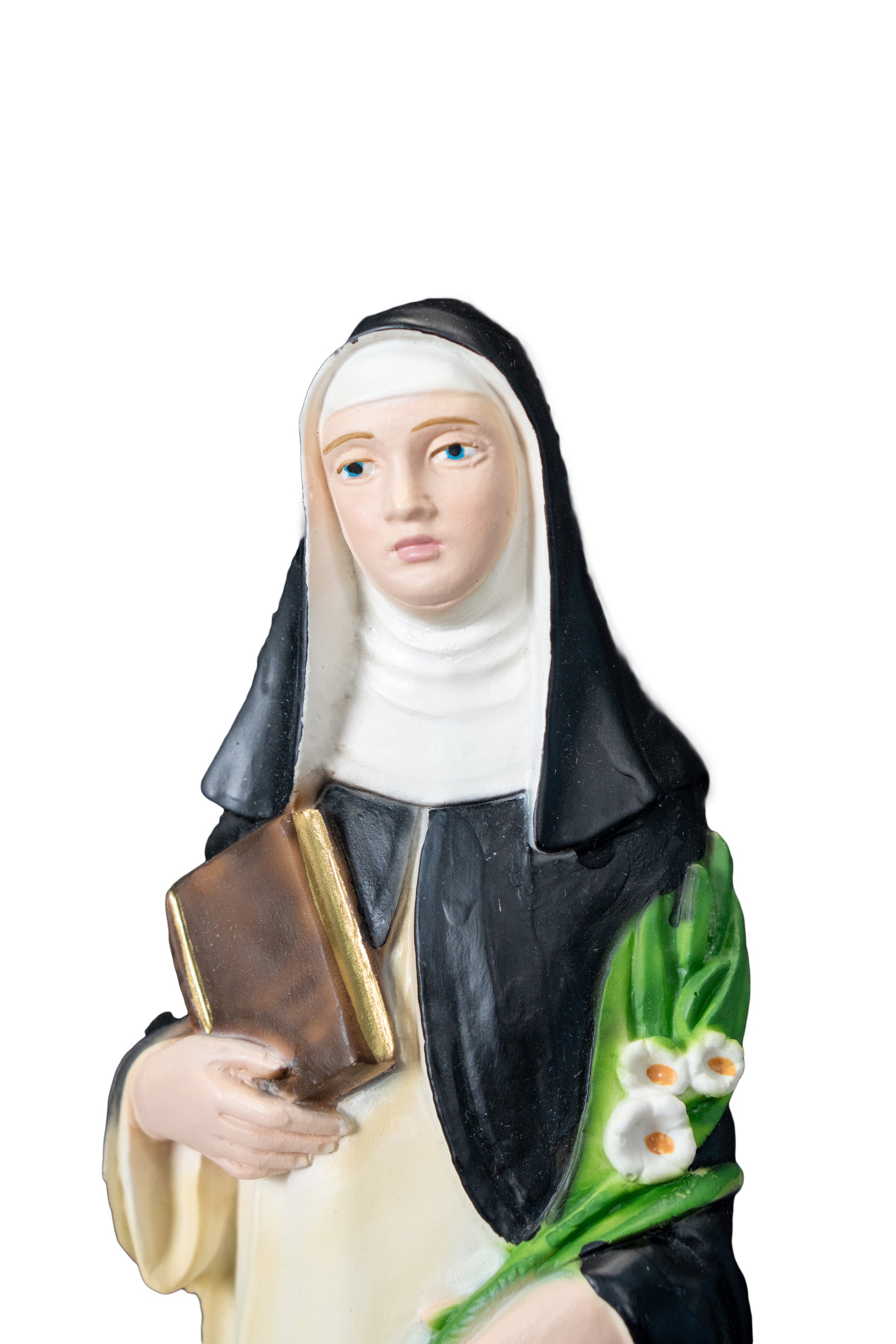 The Faith Gift Shop Saint Catherine of Siena statue - Hand Painted in Italy - Our Tuscany Collection - Estatua de Santa Catarina de Siena