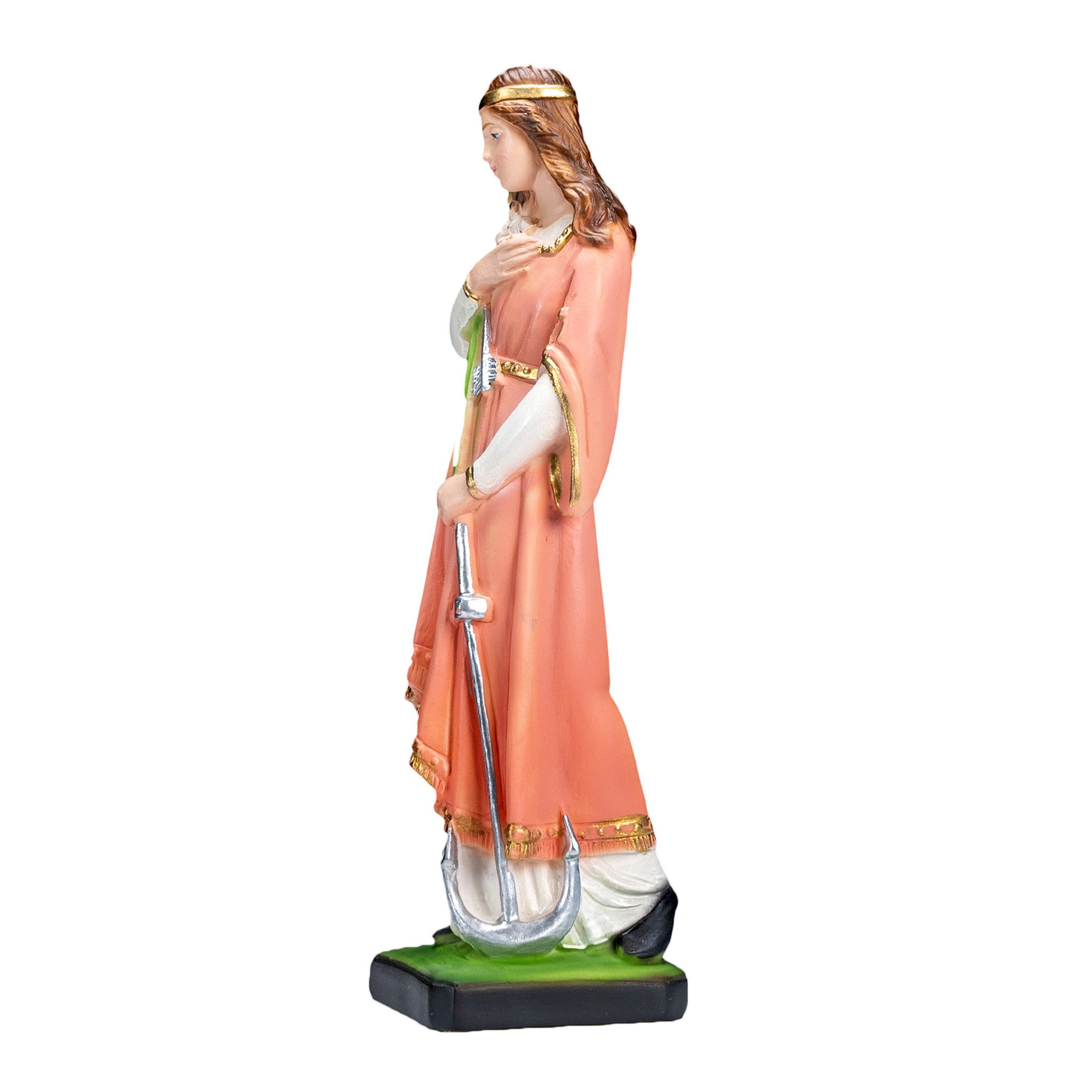 The Faith Gift Shop Saint Philomena statue - Hand Painted in Italy - Our Tuscany Collection -Estatua de San Filomena