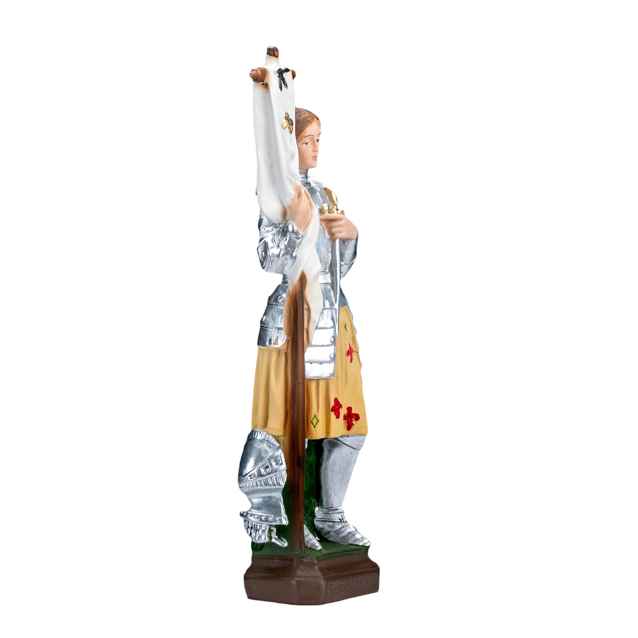 The Faith Gift Shop Saint Joan the Arc statue - Hand Painted in Italy - Our Tuscany Collection - Estatua de Santa Juana de Arco
