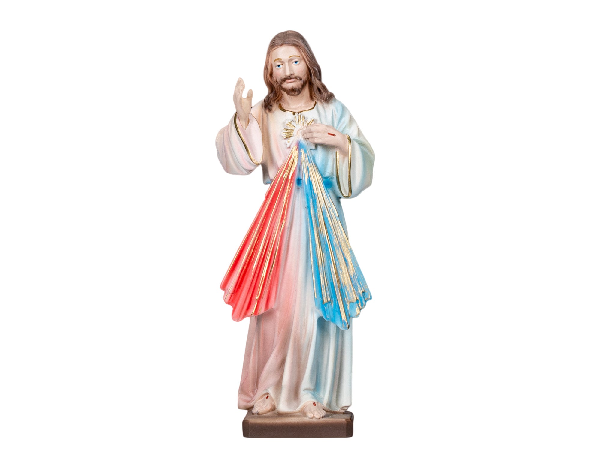 The Faith Gift Shop Divine Mercy statue- Hand Painted in Italy - Our Tuscany Collection- Imagen de la Divina Misericordia