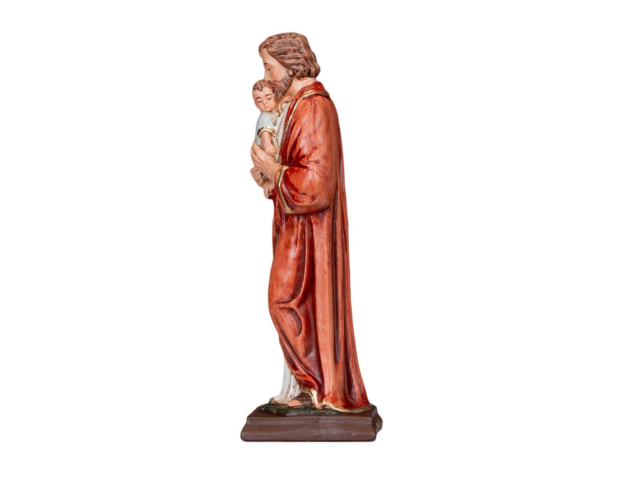 Saint Joseph kissing Baby Jesus