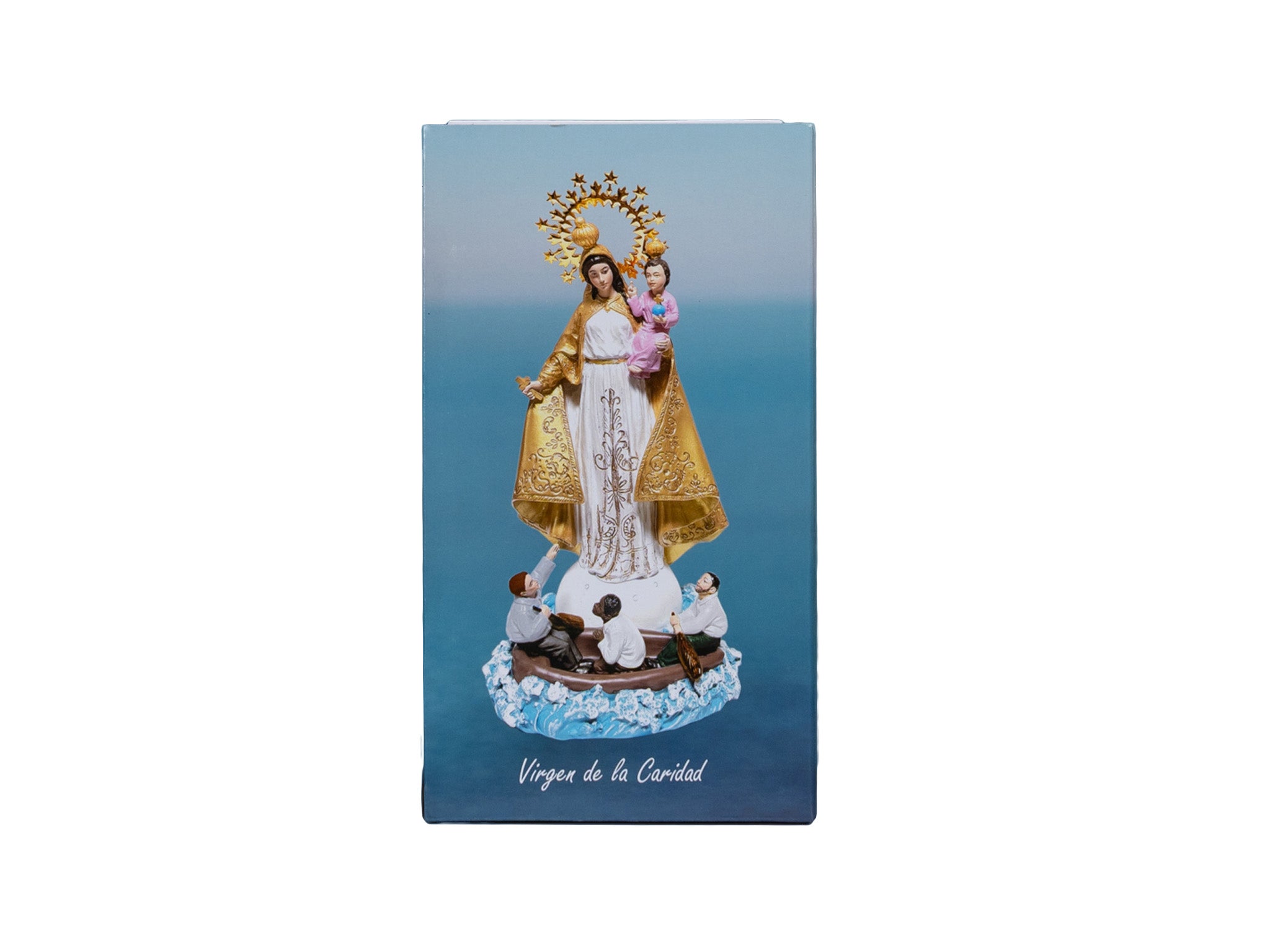 Religious statue of Virgin of Charity 8" height / Virgen de la Caridad del Cobre