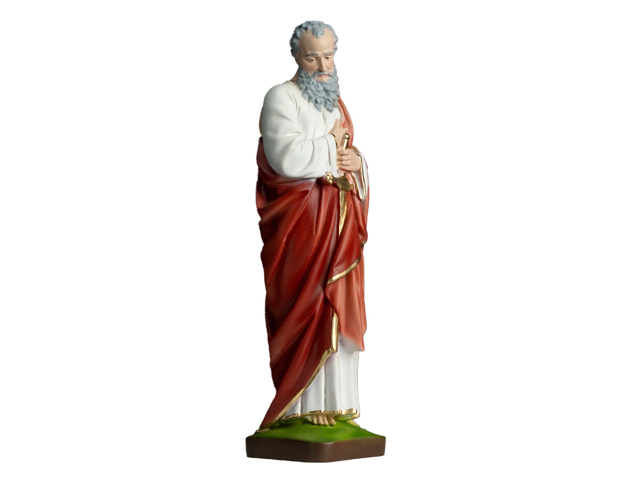 The Faith Gift  Shop Saint Paul  statue - Hand Painted in Italy - Our Tuscany Collection -Estatua de San Pablo