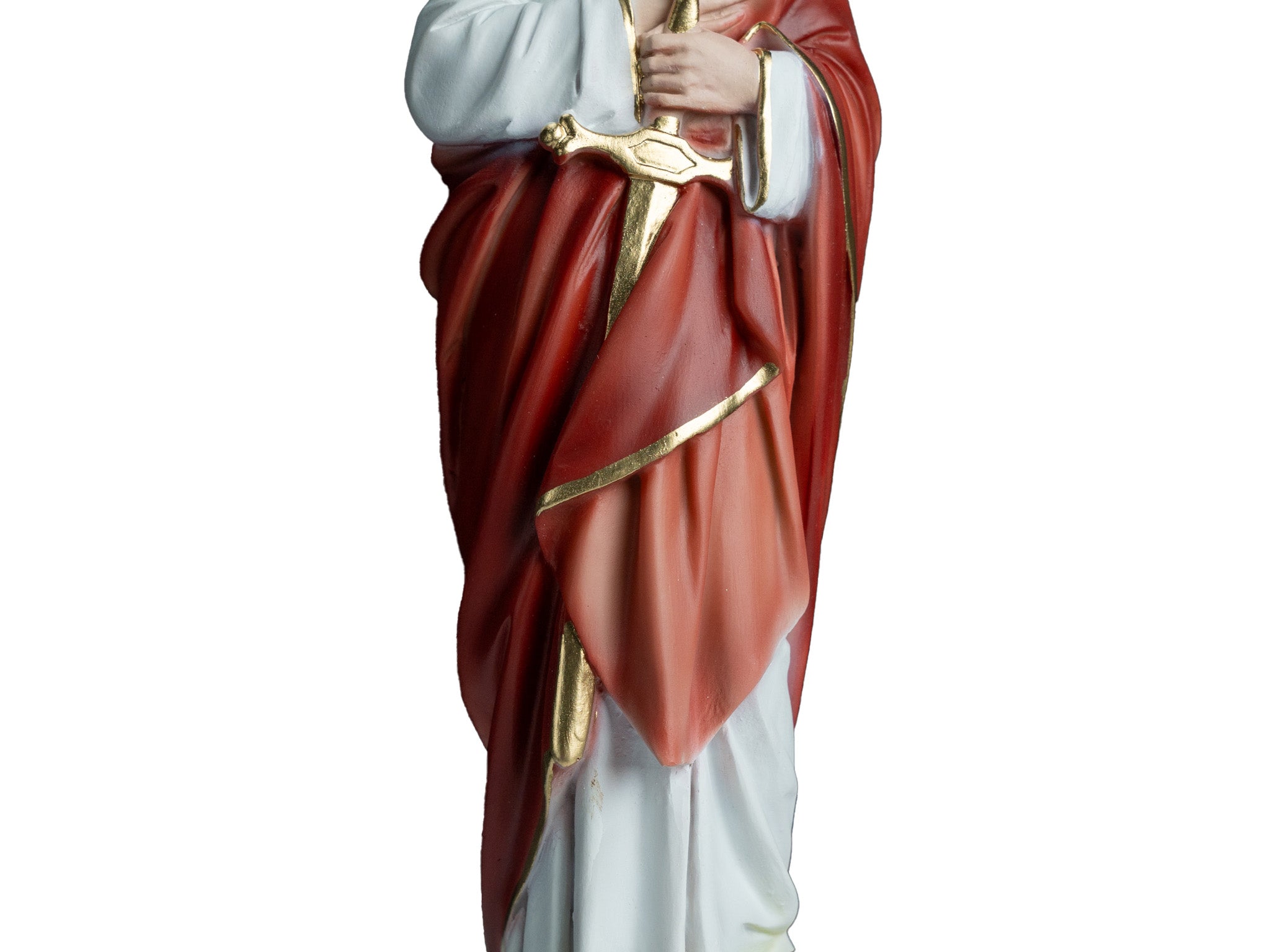 The Faith Gift  Shop Saint Paul  statue - Hand Painted in Italy - Our Tuscany Collection -Estatua de San Pablo
