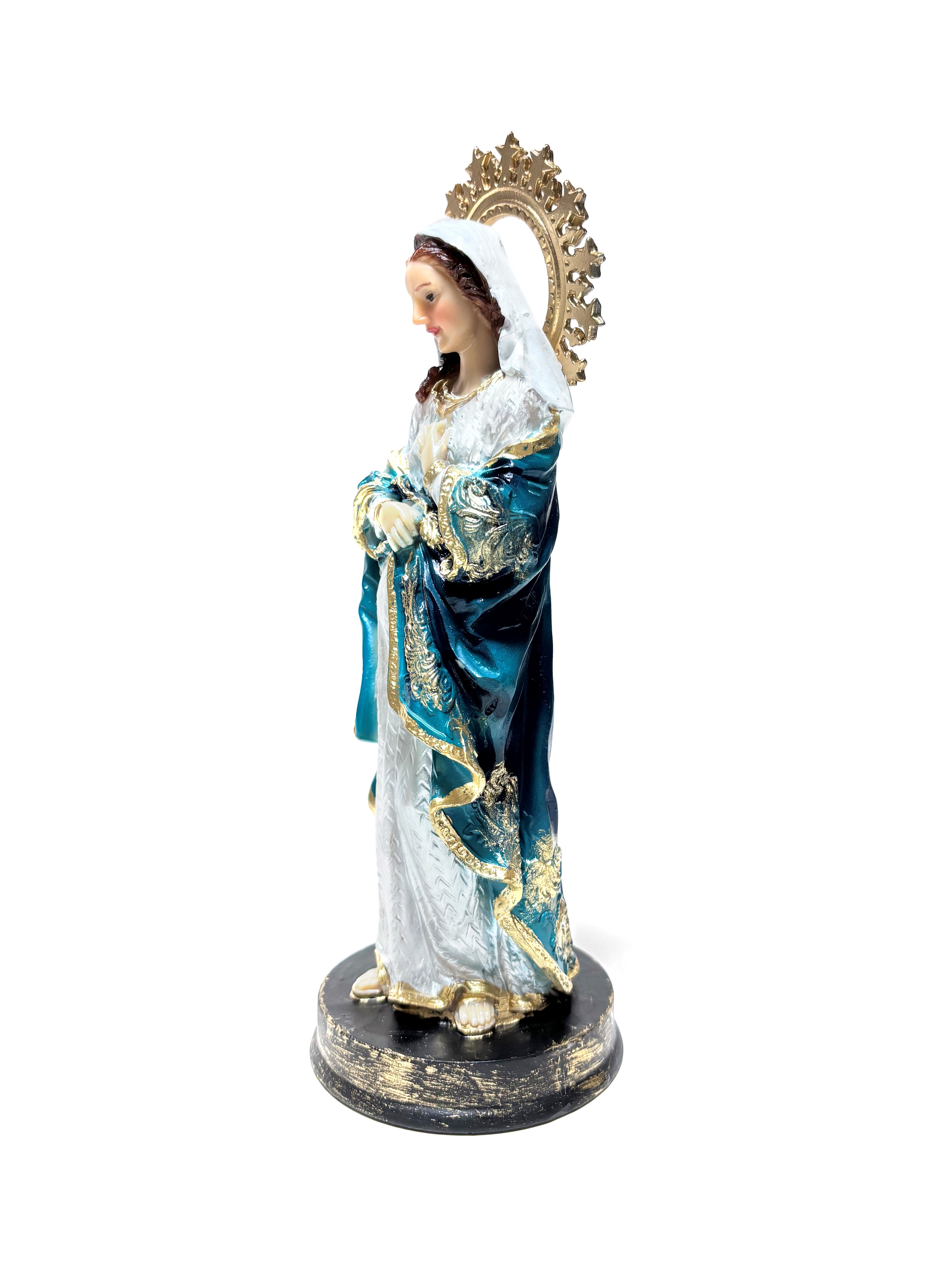 Religious statue of Our Lady of The Sweet Wait 8.5" height
