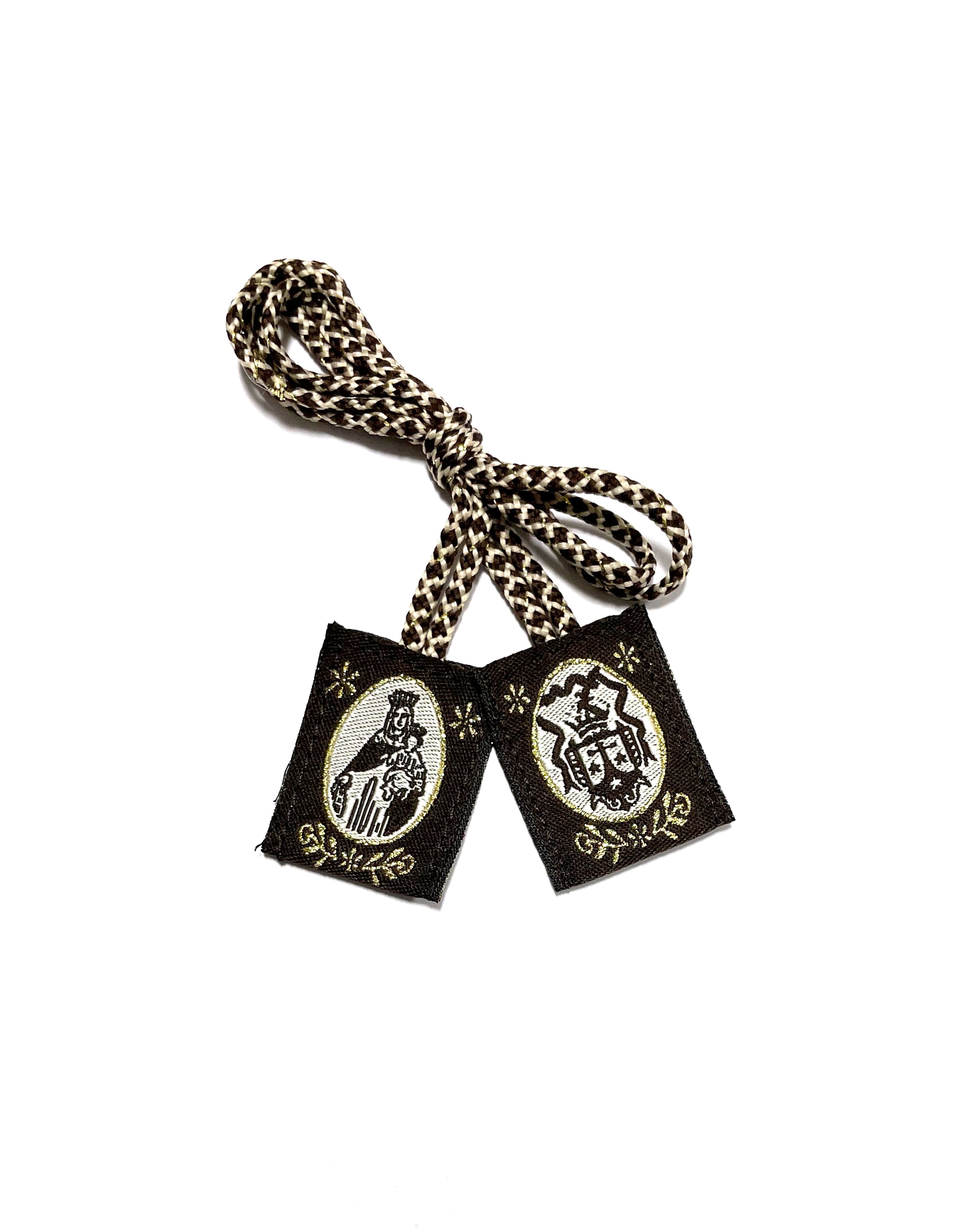 Traditional scapular of Our Lady of Mt Carmel. Escapulario tradicional de La Virgen del Carmen