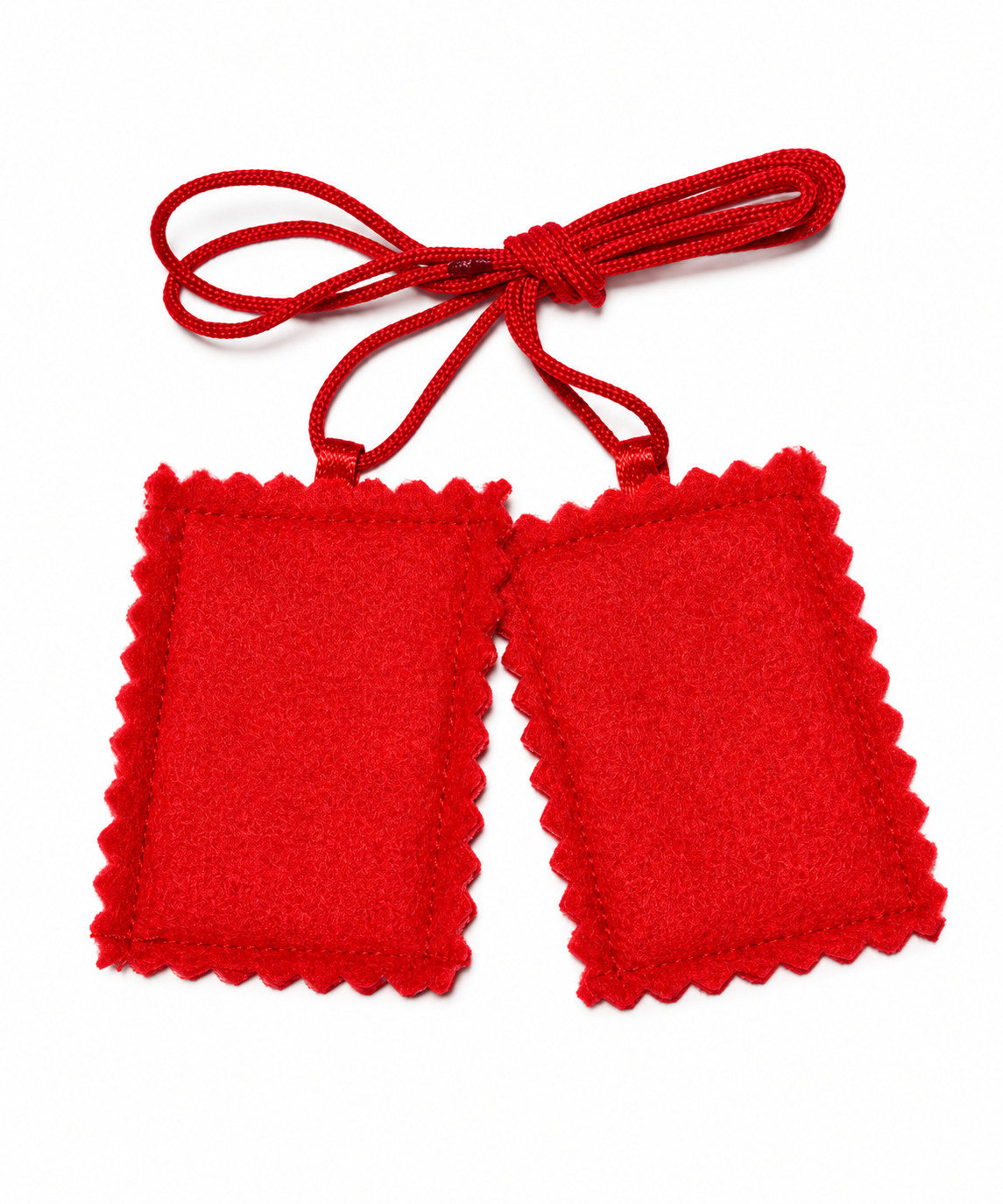Red Saint Benedict medal scapular, Escapulario medalla de San Benito