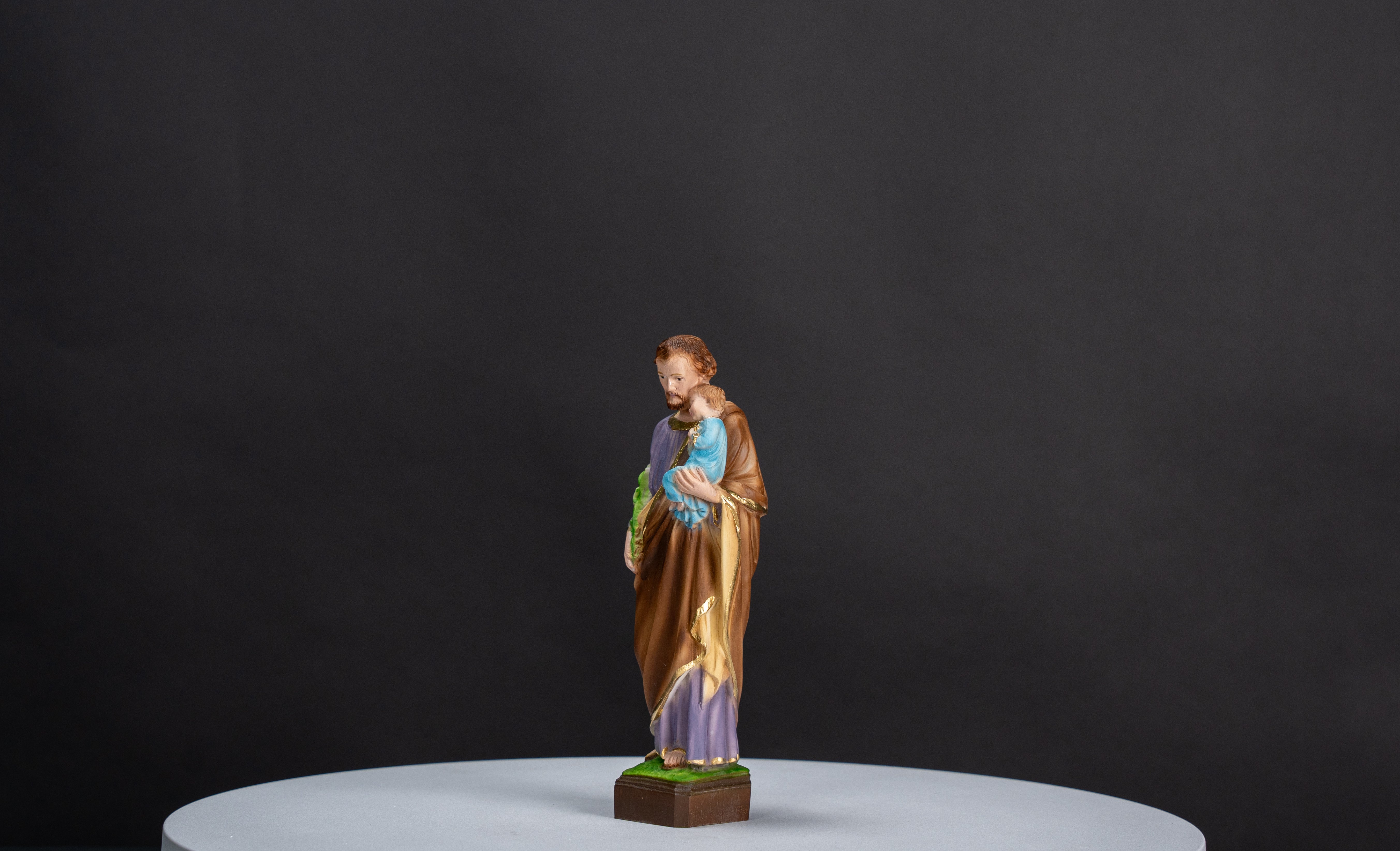 The Faith Gift Shop Saint Joseph Statue - Hand Painted in Italy - Our Tuscany Collection - San Jose