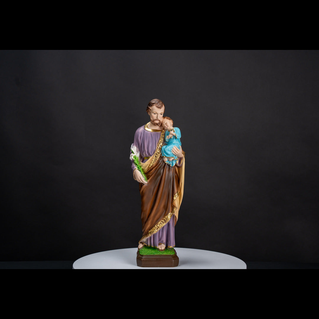 The Faith Gift Shop Saint Joseph Statue - Hand Painted in Italy - Our Tuscany Collection - San Jose