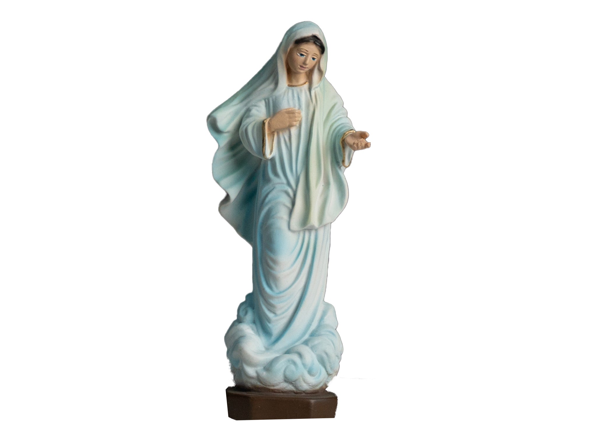 The Faith Gift Shop Our Lady  of Medjugorje Queen of Peace- Hand Painted in Italy - Our Tuscany Collection -