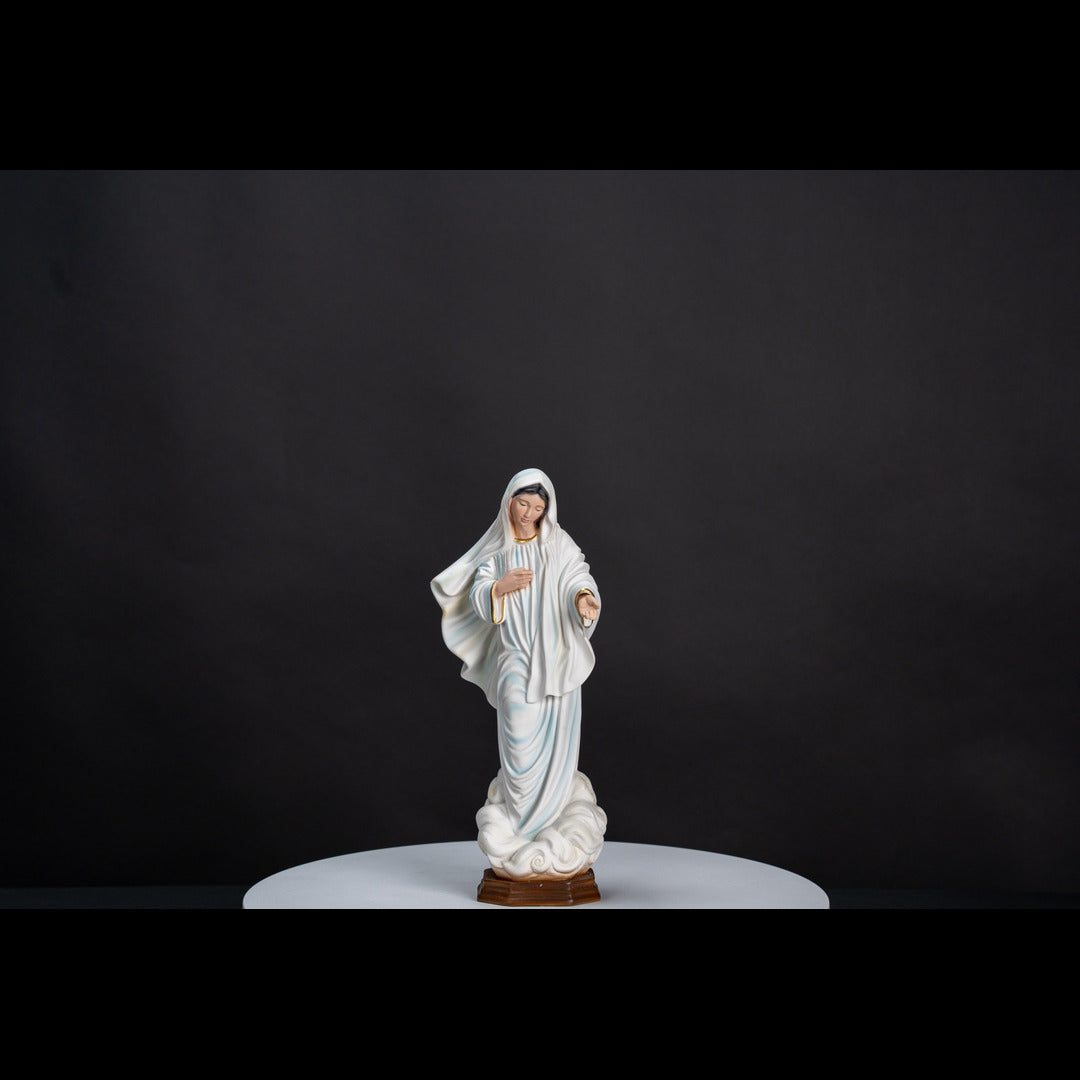 The Faith Gift Shop Our Lady  of Medjugorje Queen of Peace- Hand Painted in Italy - Our Tuscany Collection -