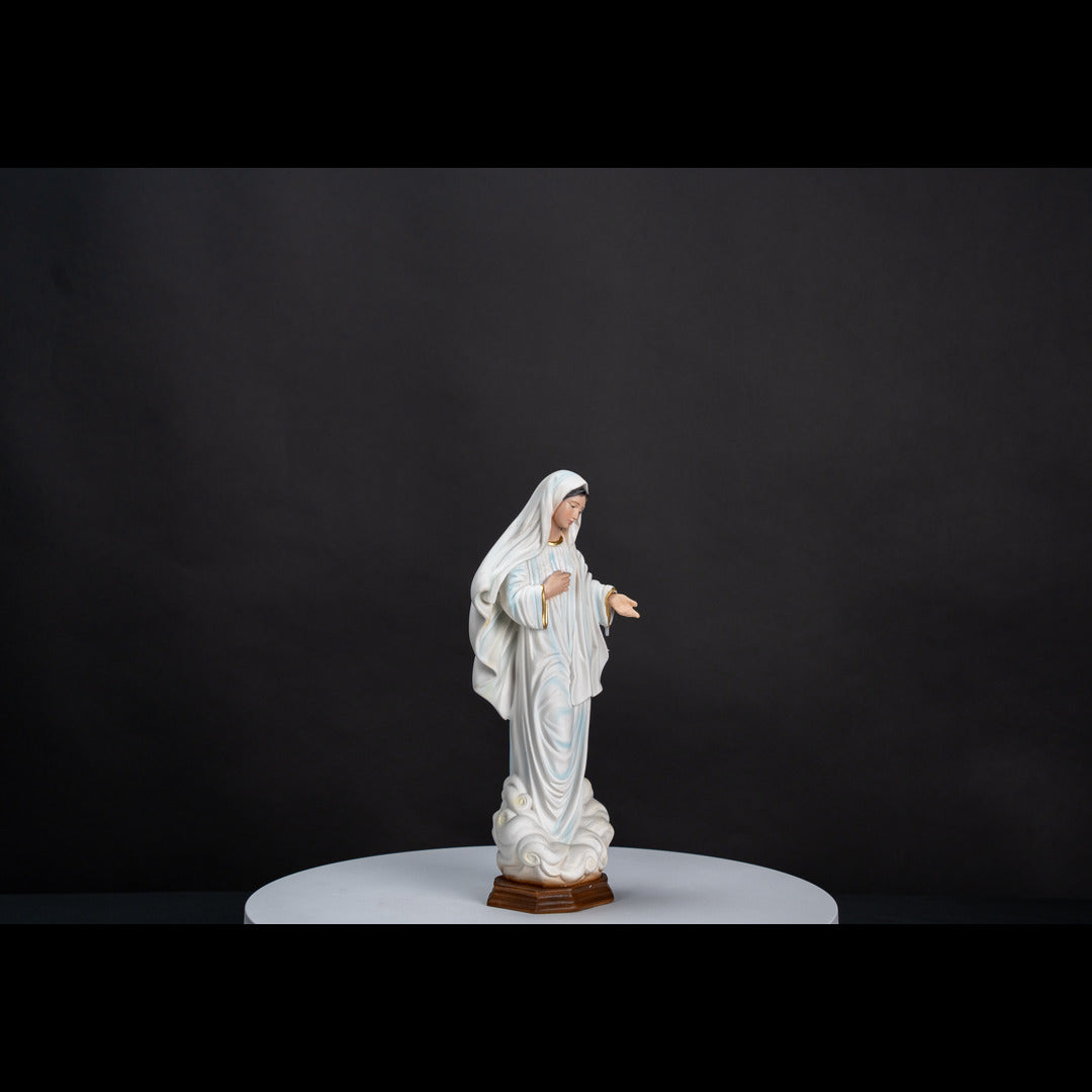 The Faith Gift Shop Our Lady  of Medjugorje Queen of Peace- Hand Painted in Italy - Our Tuscany Collection -