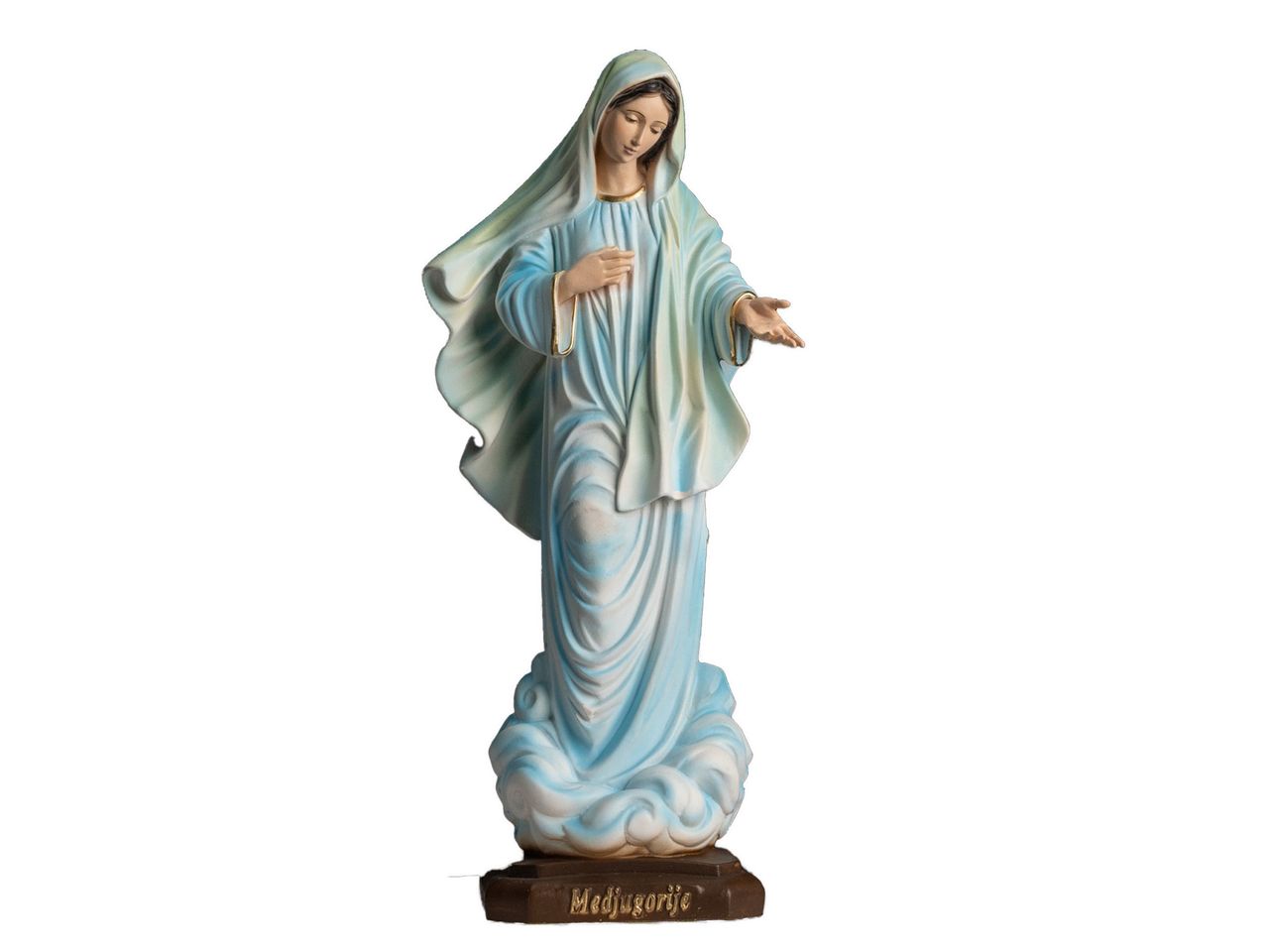The Faith Gift Shop Our Lady  of Medjugorje Queen of Peace- Hand Painted in Italy - Our Tuscany Collection -